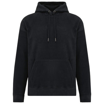 Oversized uniseks sweater met capuchon van gerecycled fleece