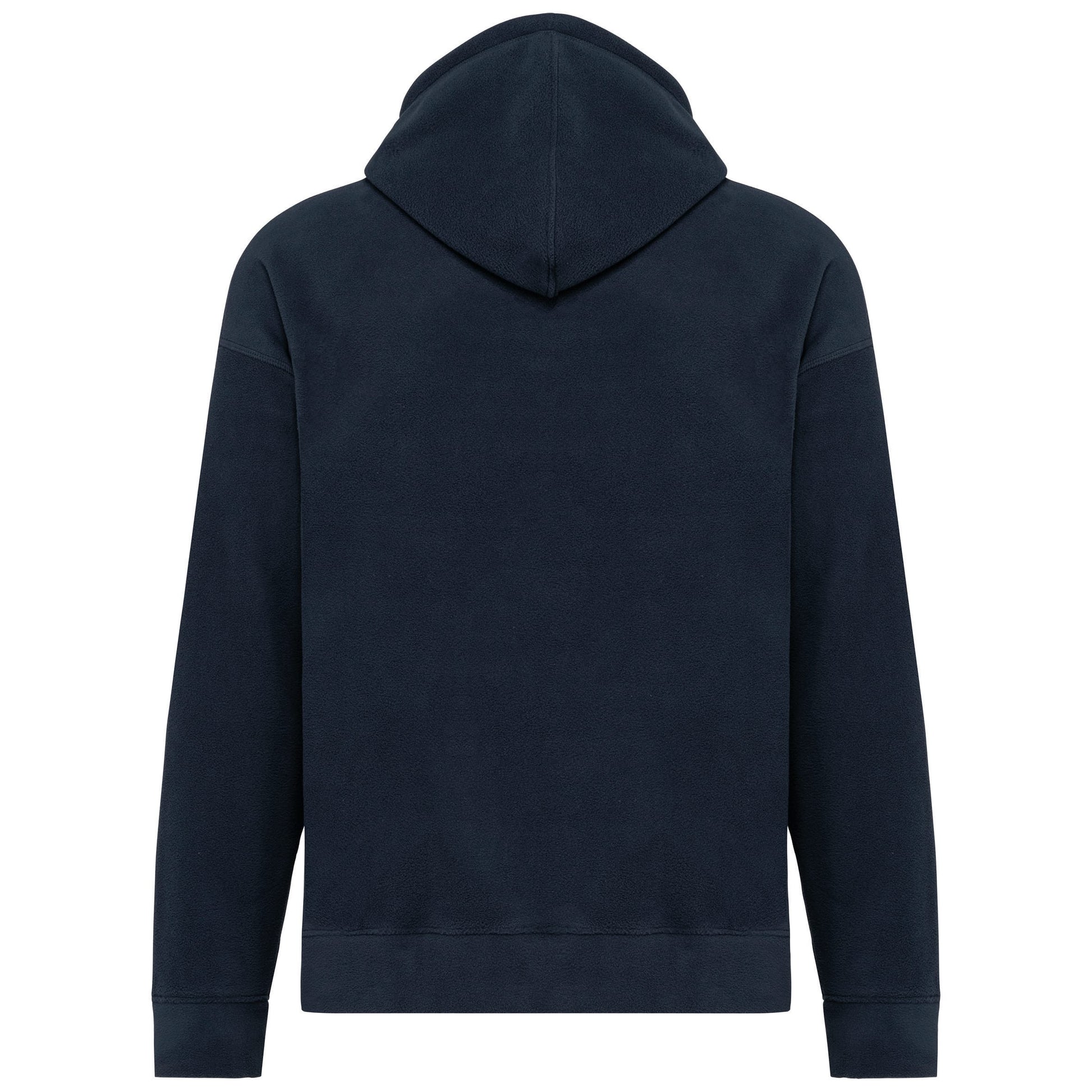 Oversized uniseks sweater met capuchon van gerecycled fleece