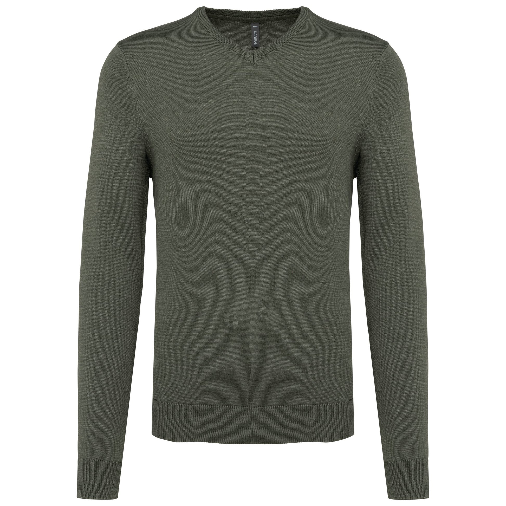 Heren pullover met v-hals