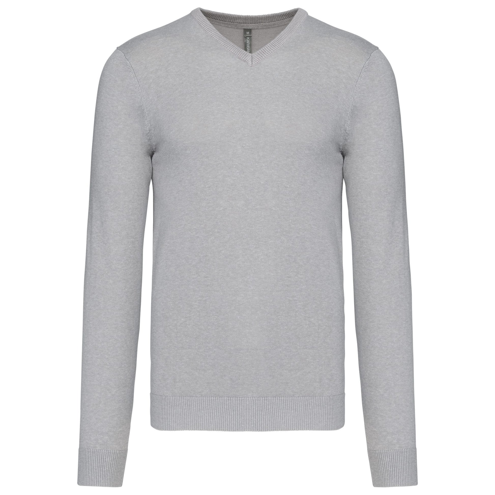 Heren pullover met v-hals