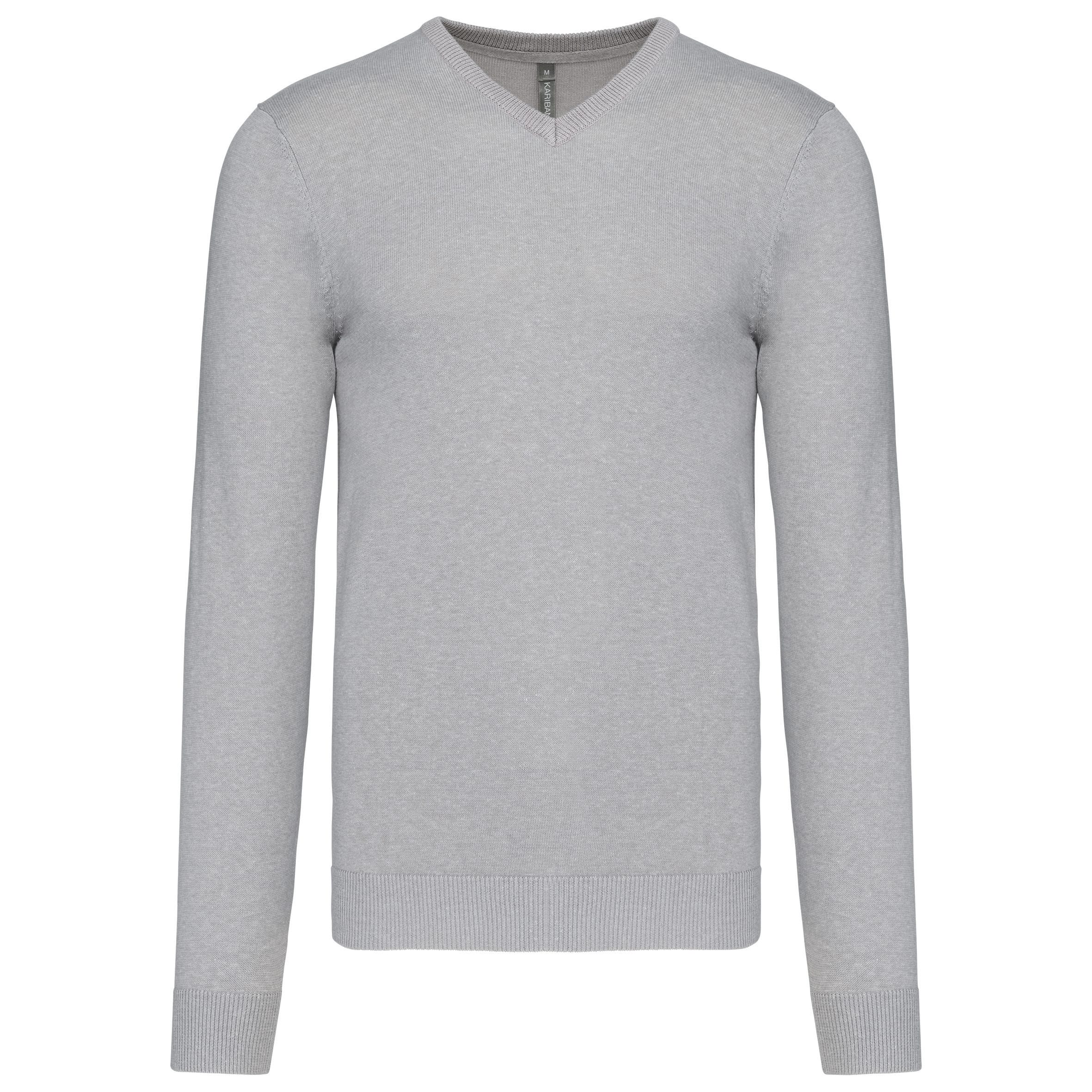 Heren pullover met v-hals