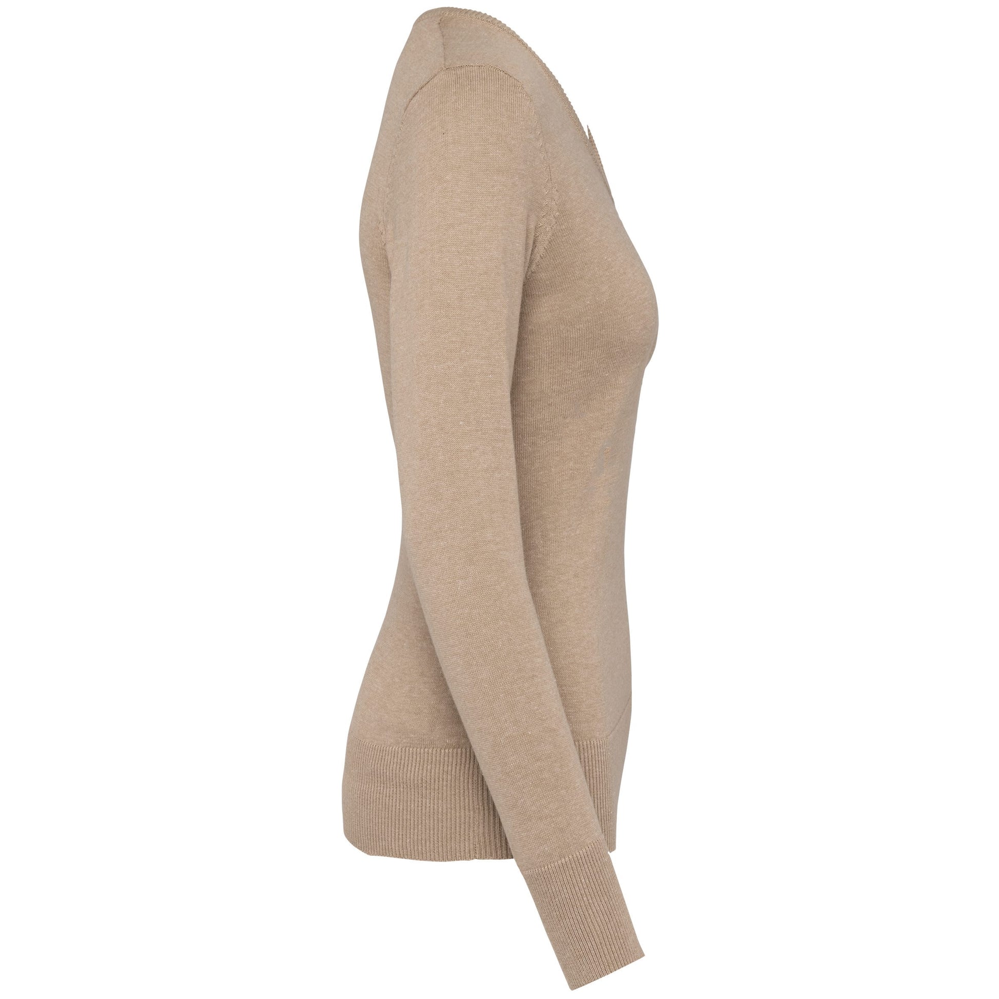 Dames pullover met v-hals