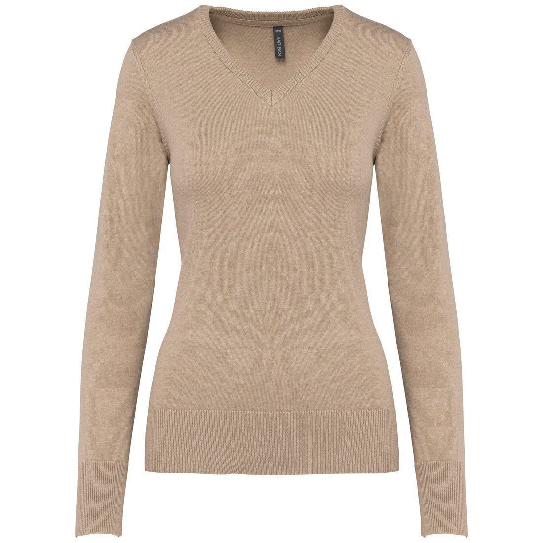 Dames pullover met v-hals