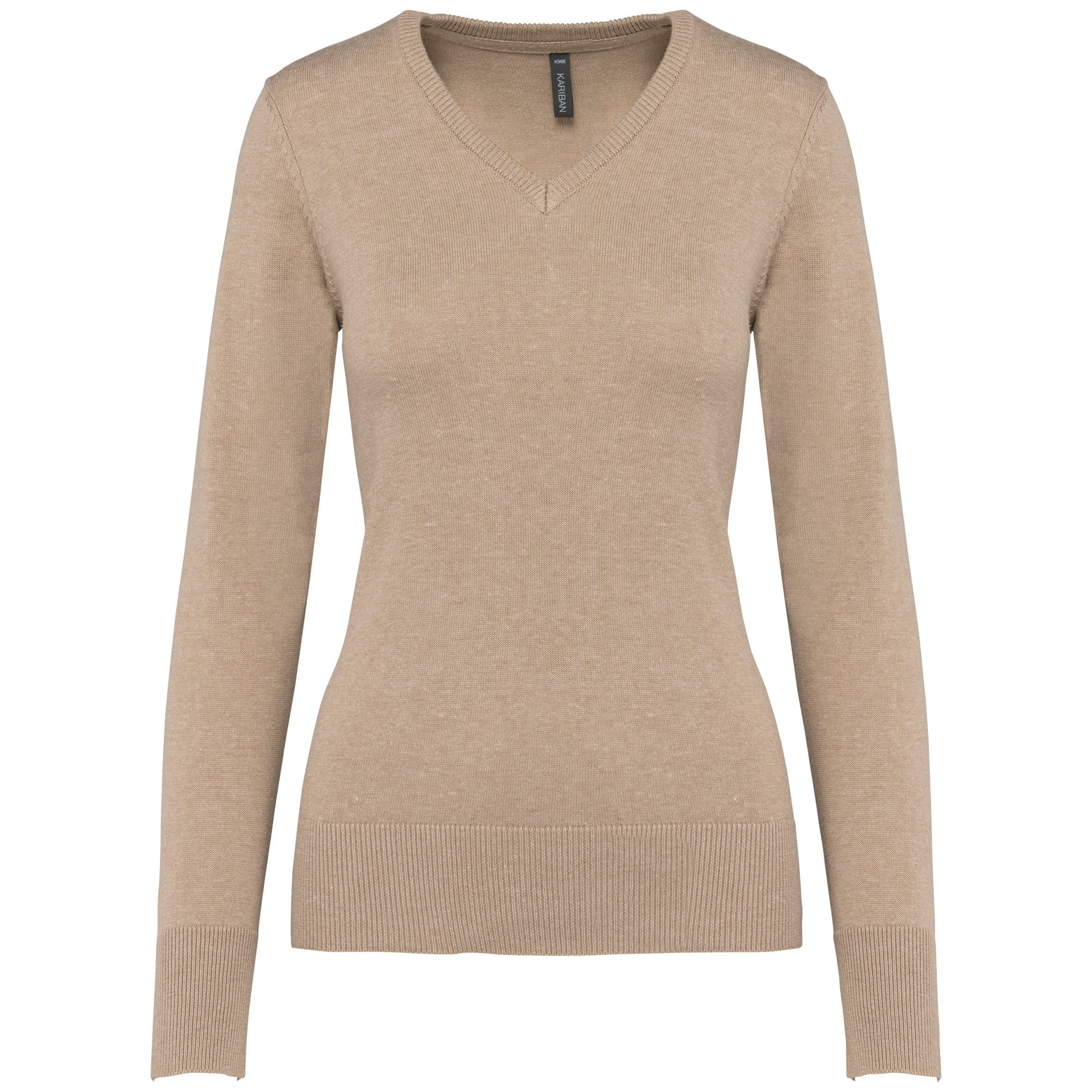 Dames pullover met v-hals
