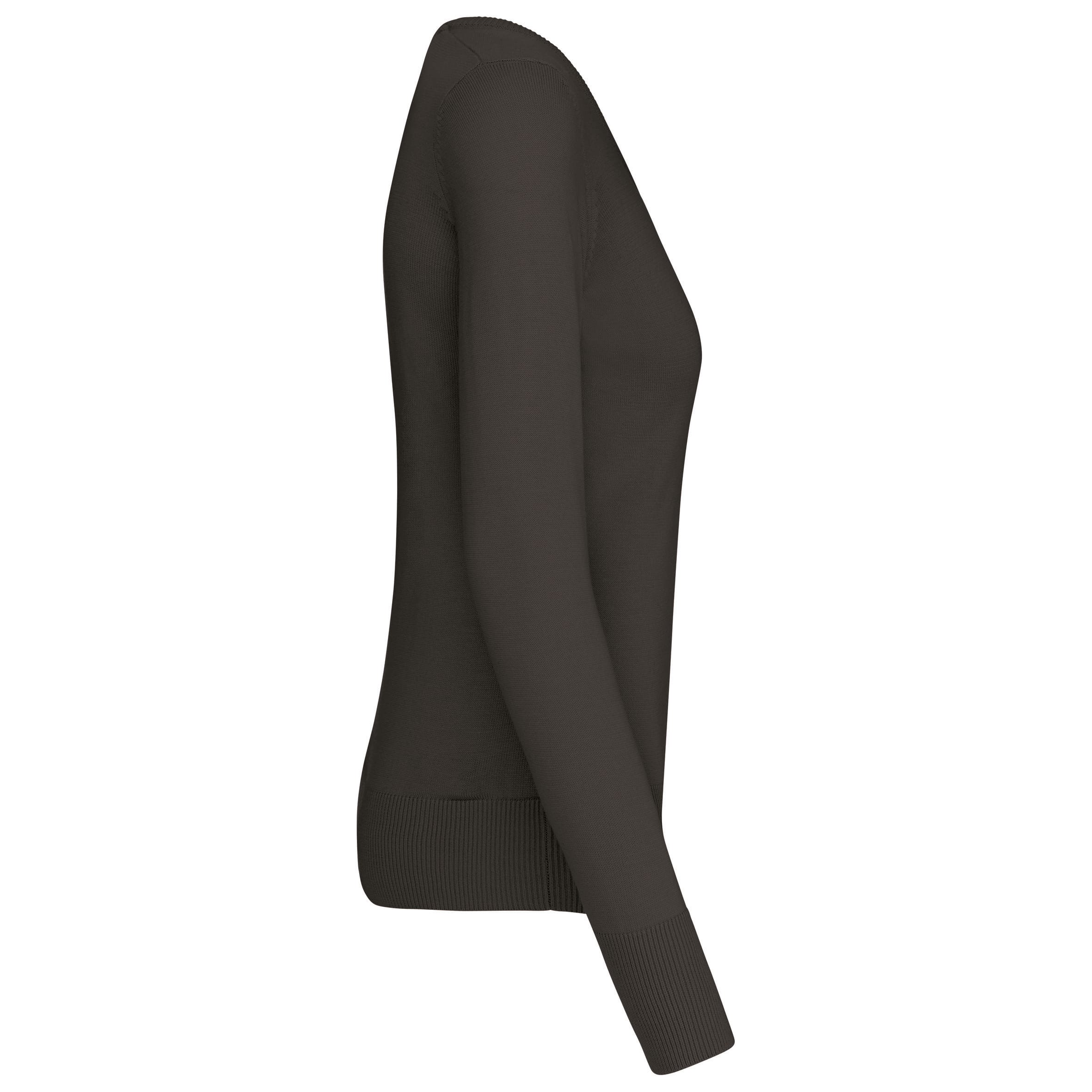 Dames pullover met v-hals