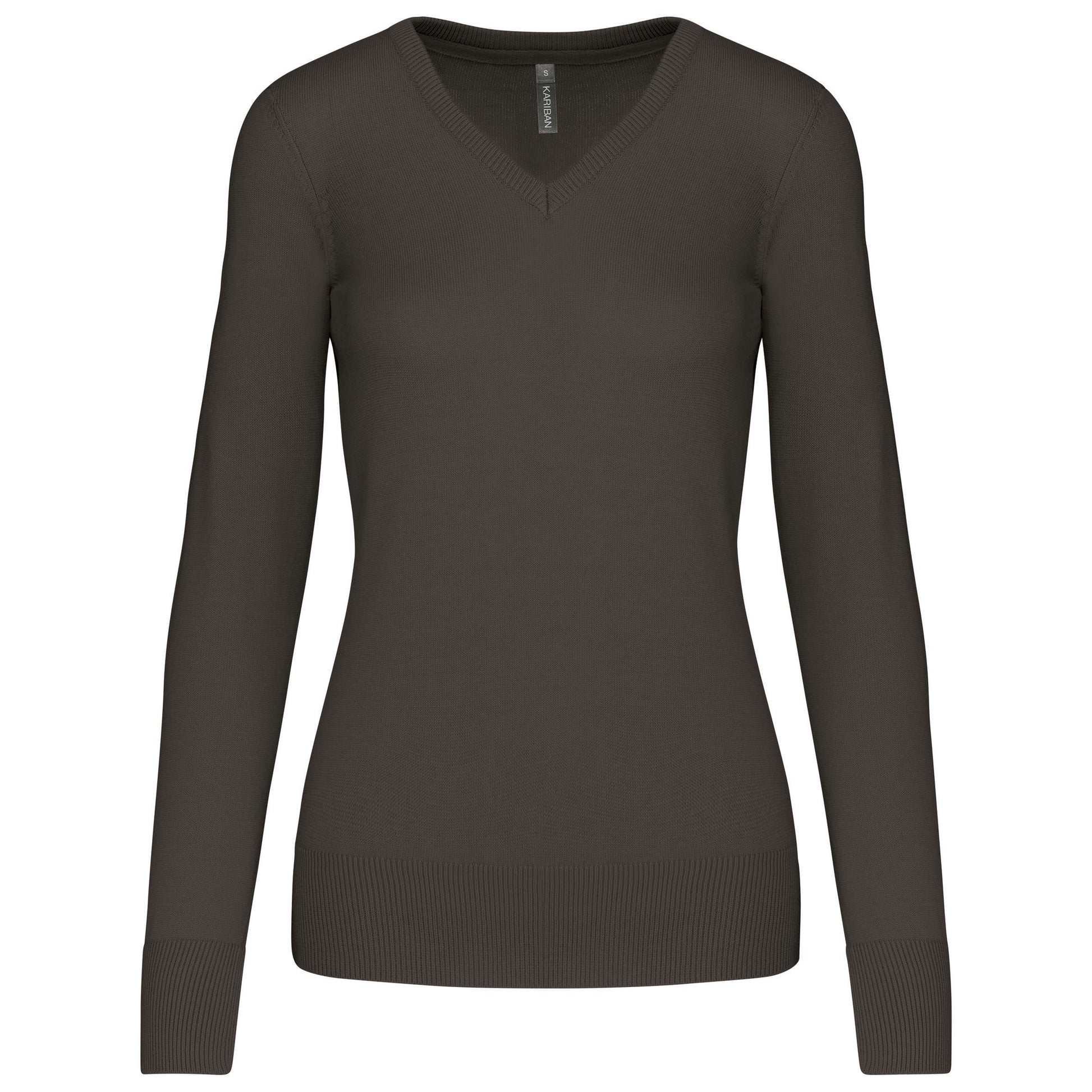 Dames pullover met v-hals