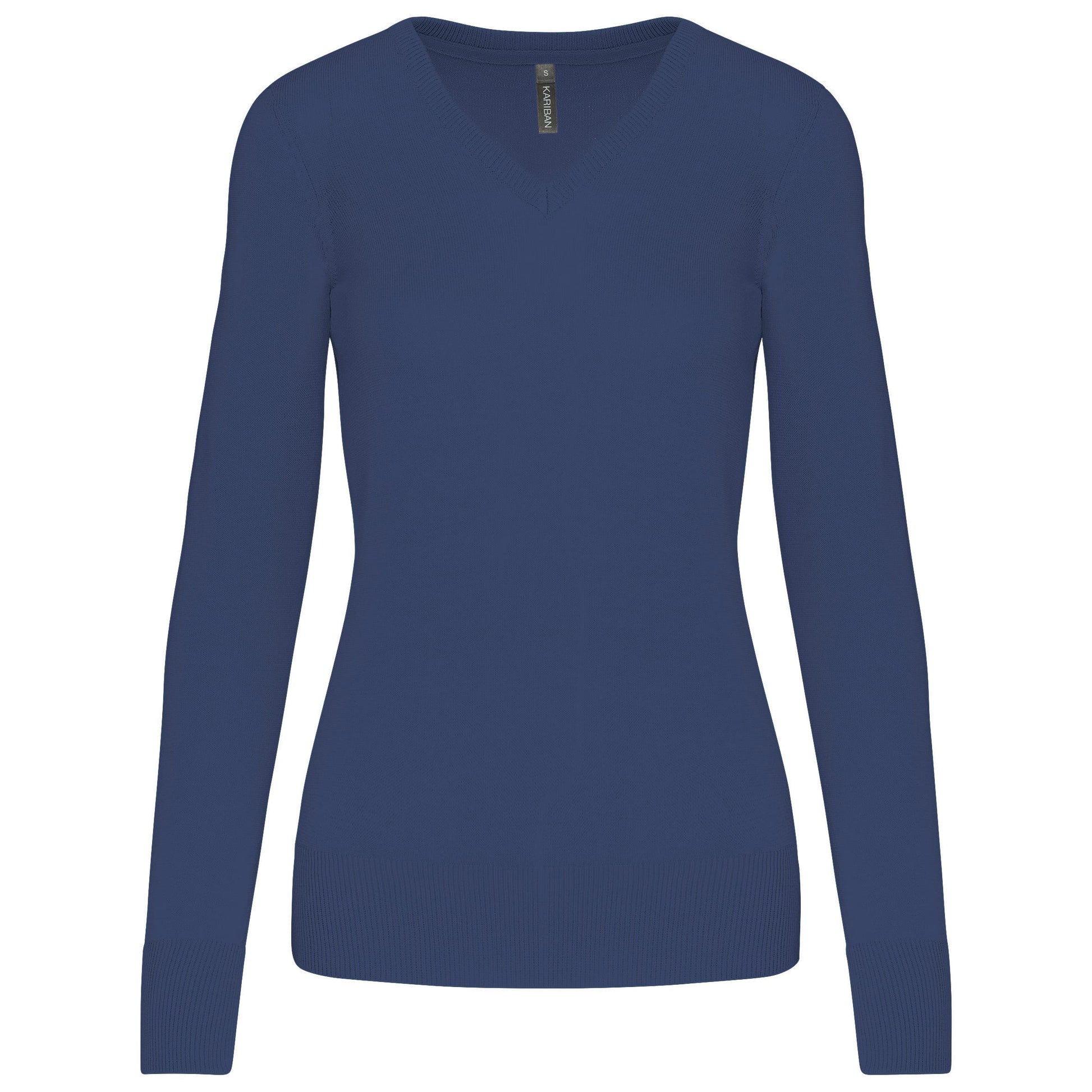 Dames pullover met v-hals