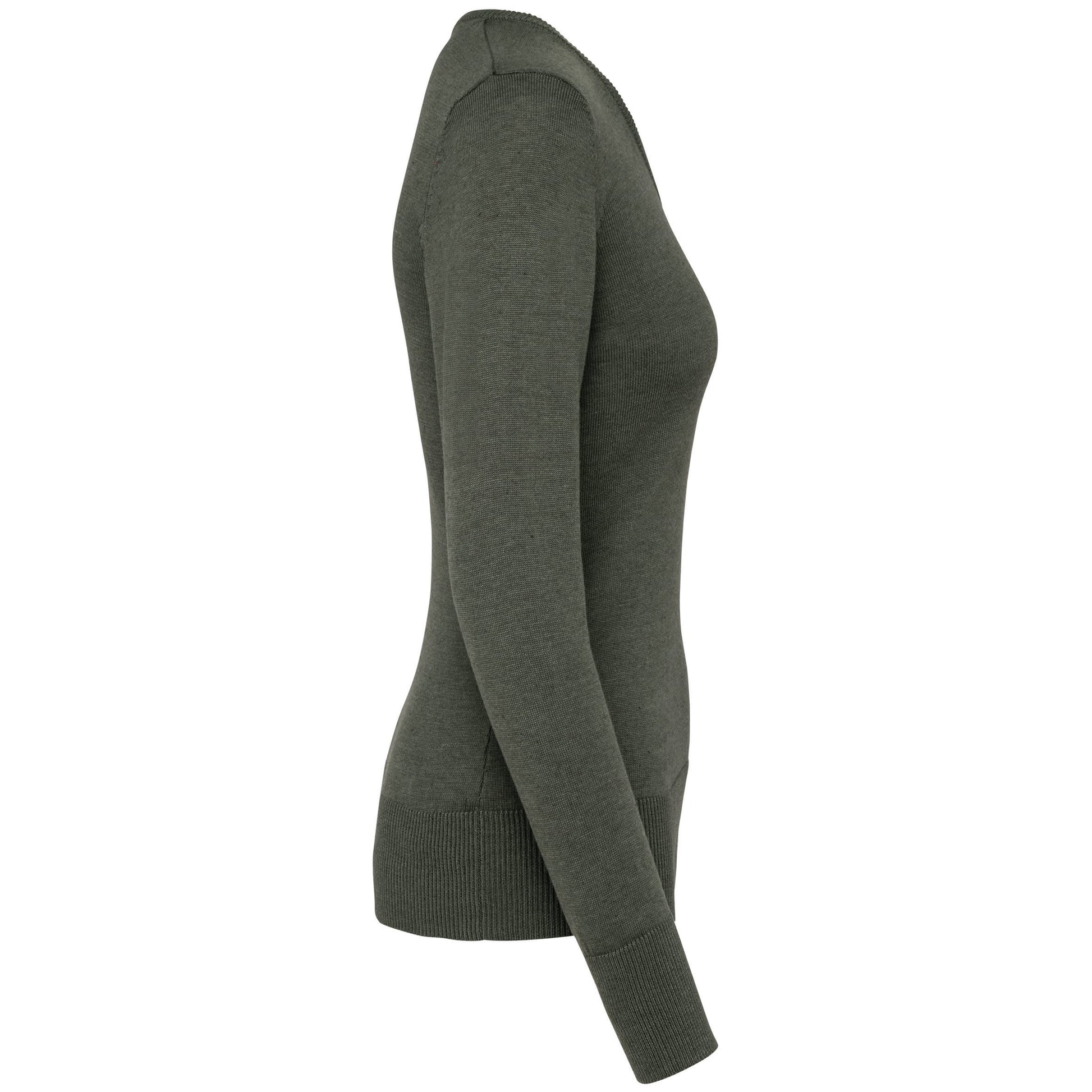 Dames pullover met v-hals