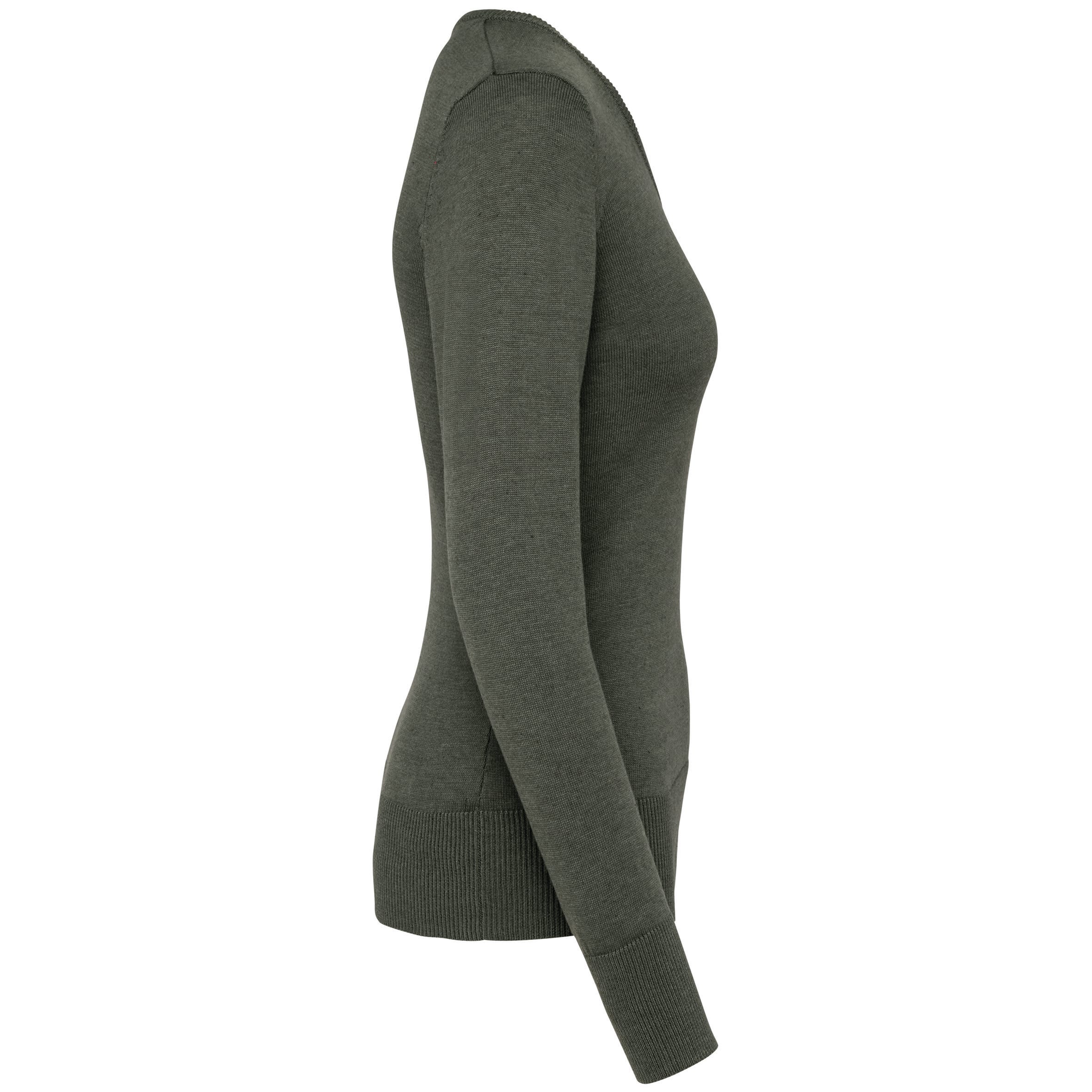 Dames pullover met v-hals