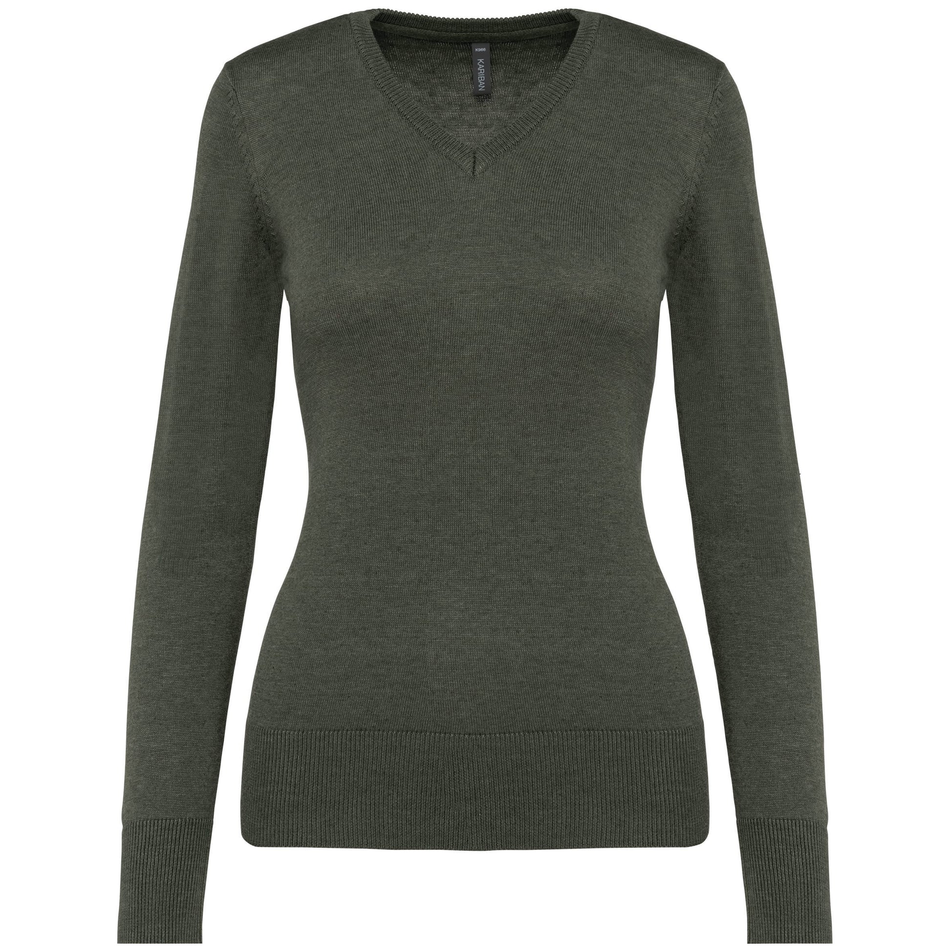 Dames pullover met v-hals