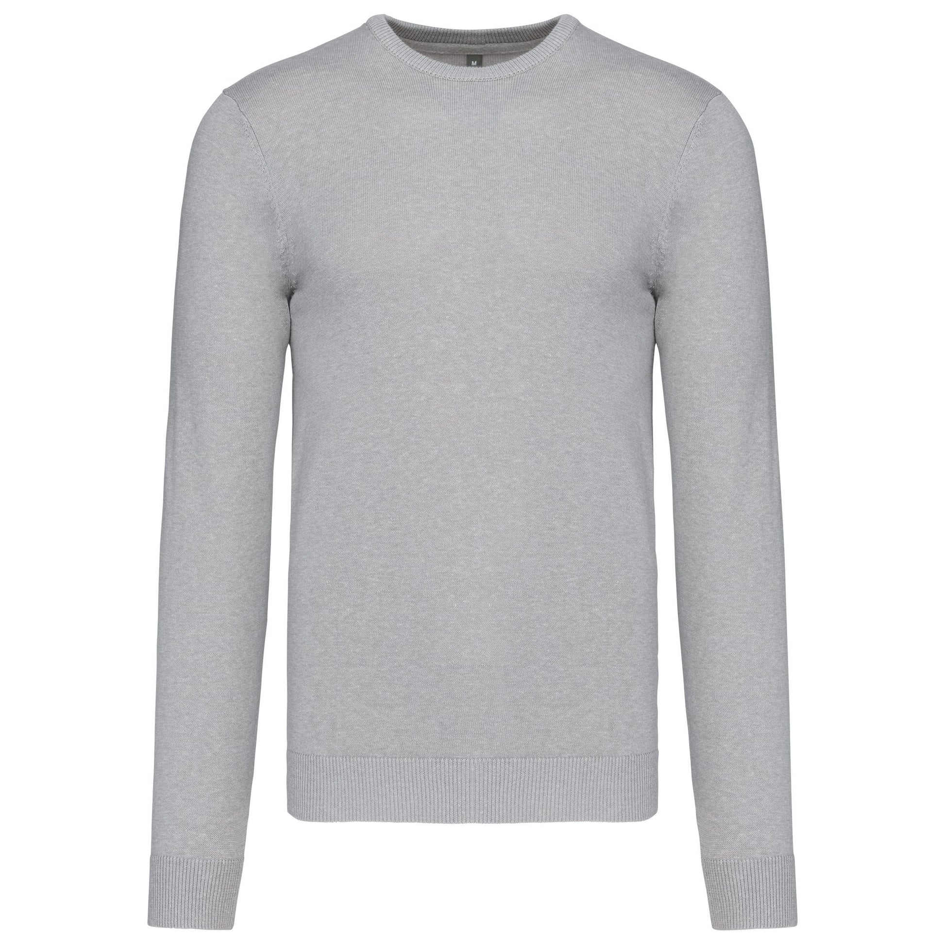 Herenpullover met ronde hals
