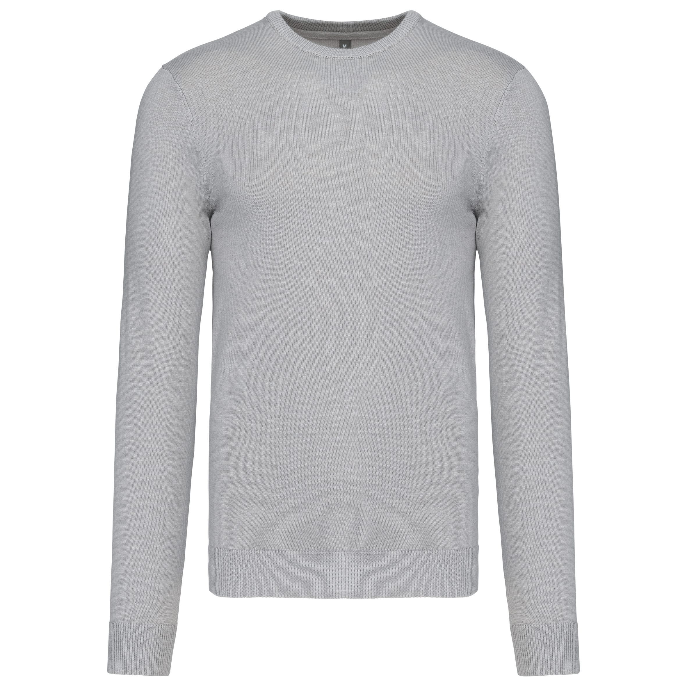 Herenpullover met ronde hals