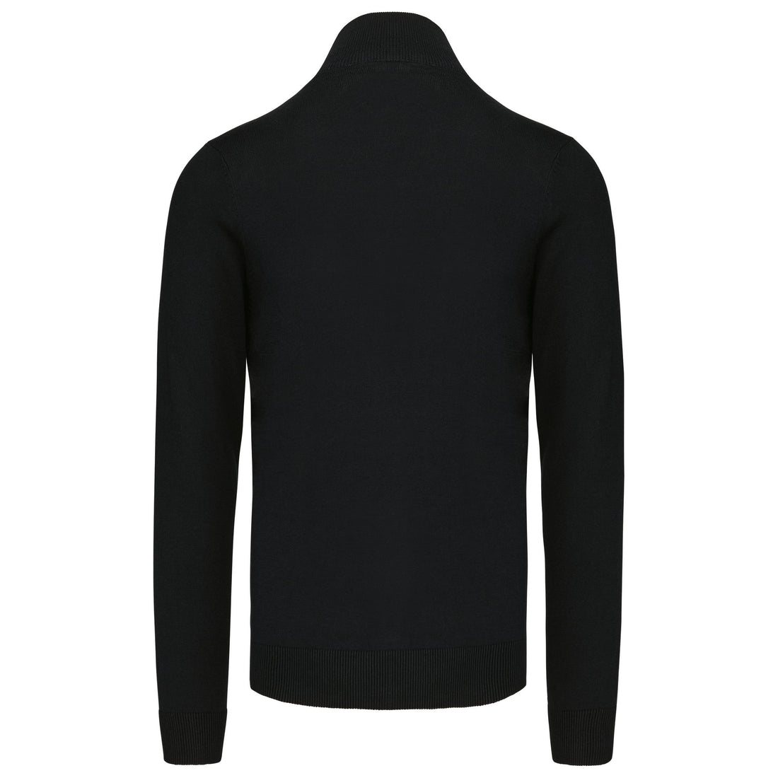Heren pullover met ritskraag