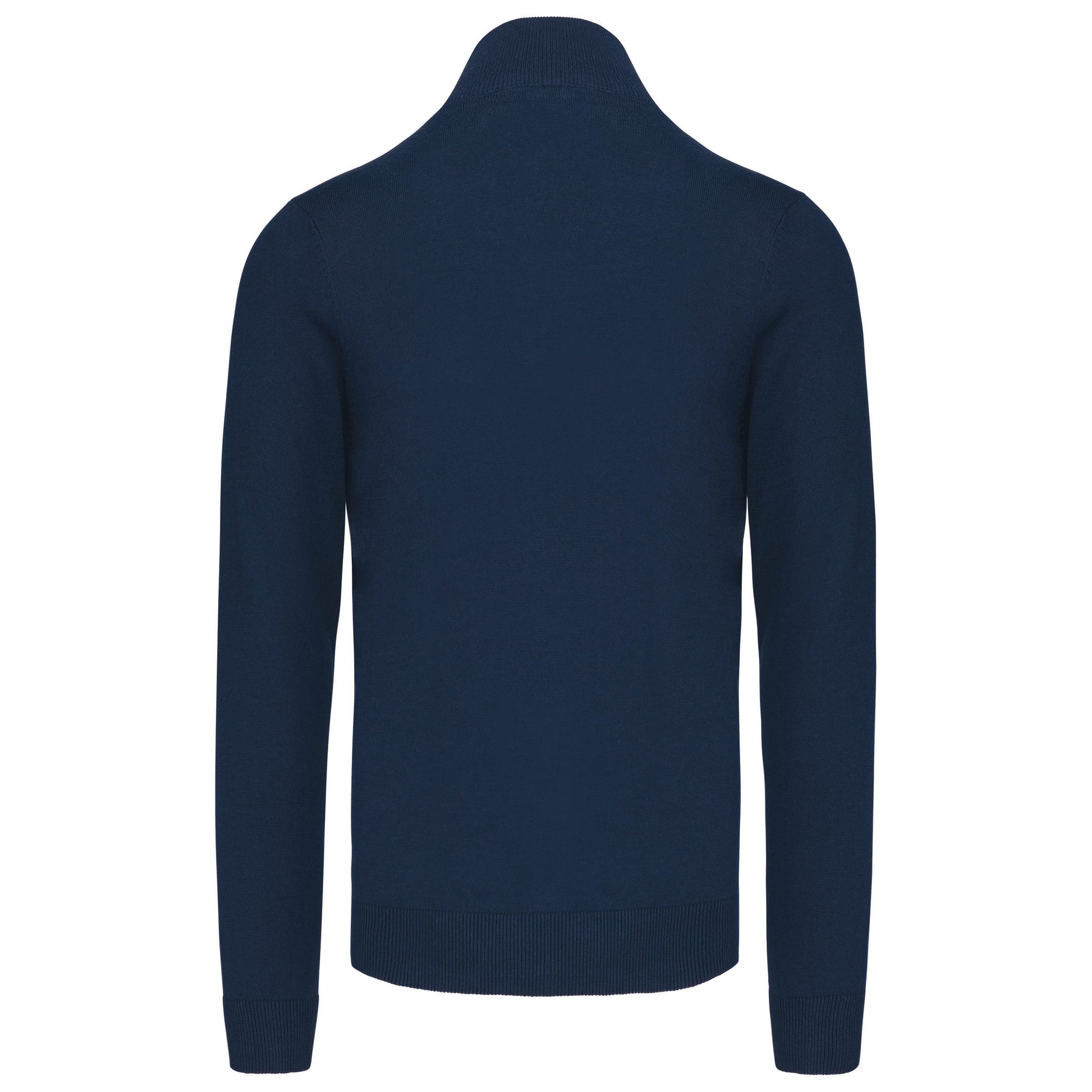 Heren pullover met ritskraag