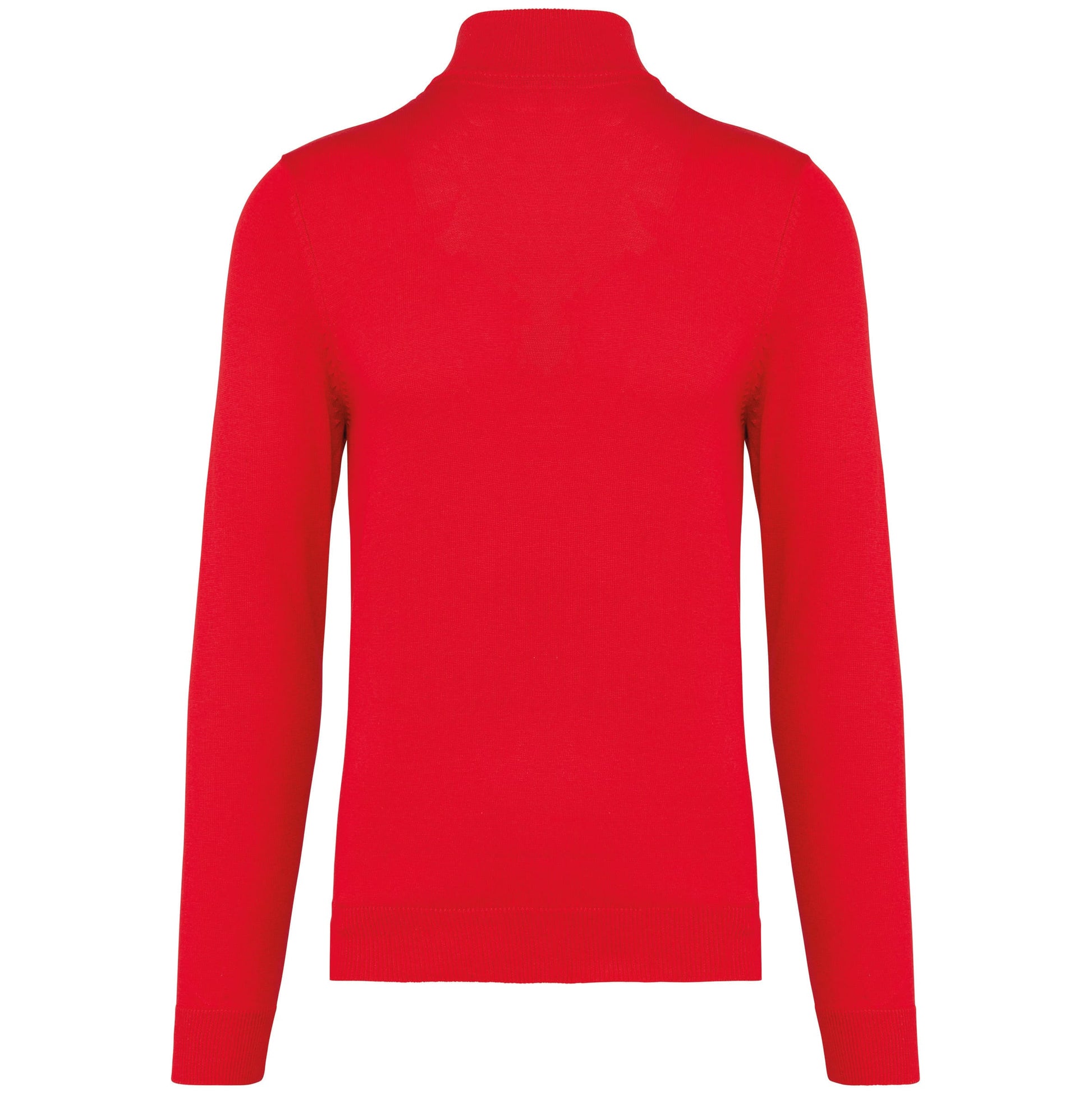 Heren pullover met ritskraag