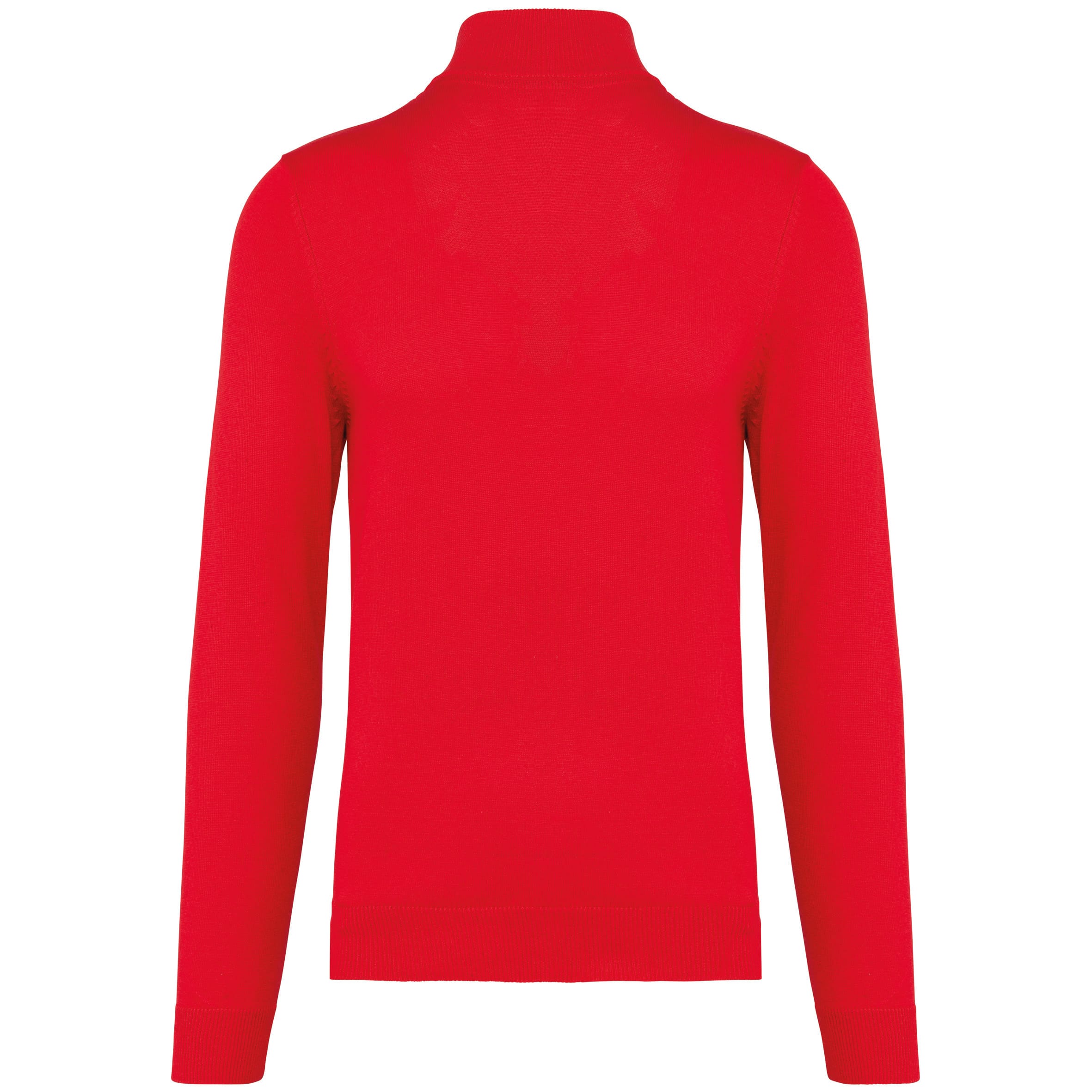 Heren pullover met ritskraag