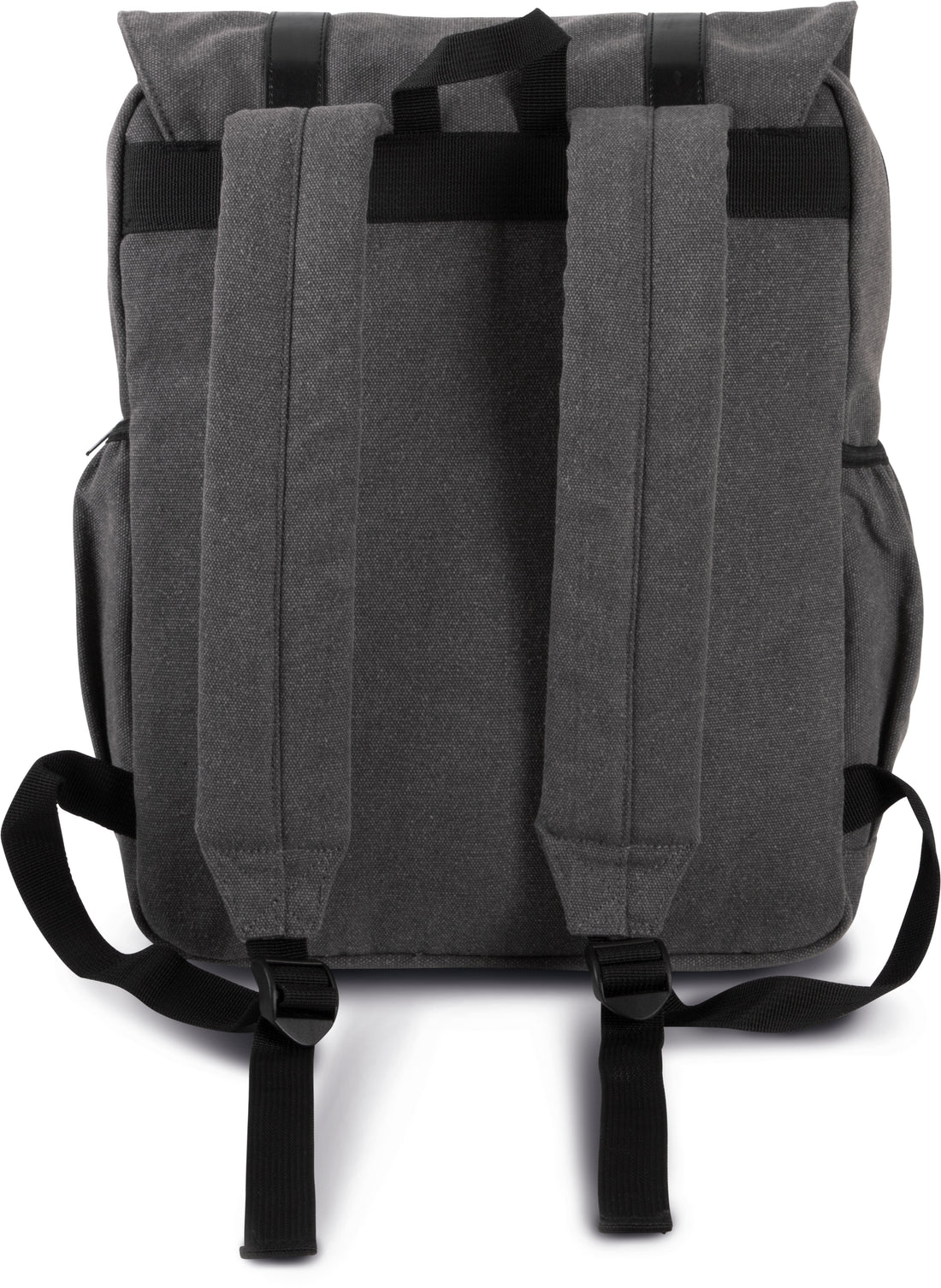 Rugzak van canvas met klep