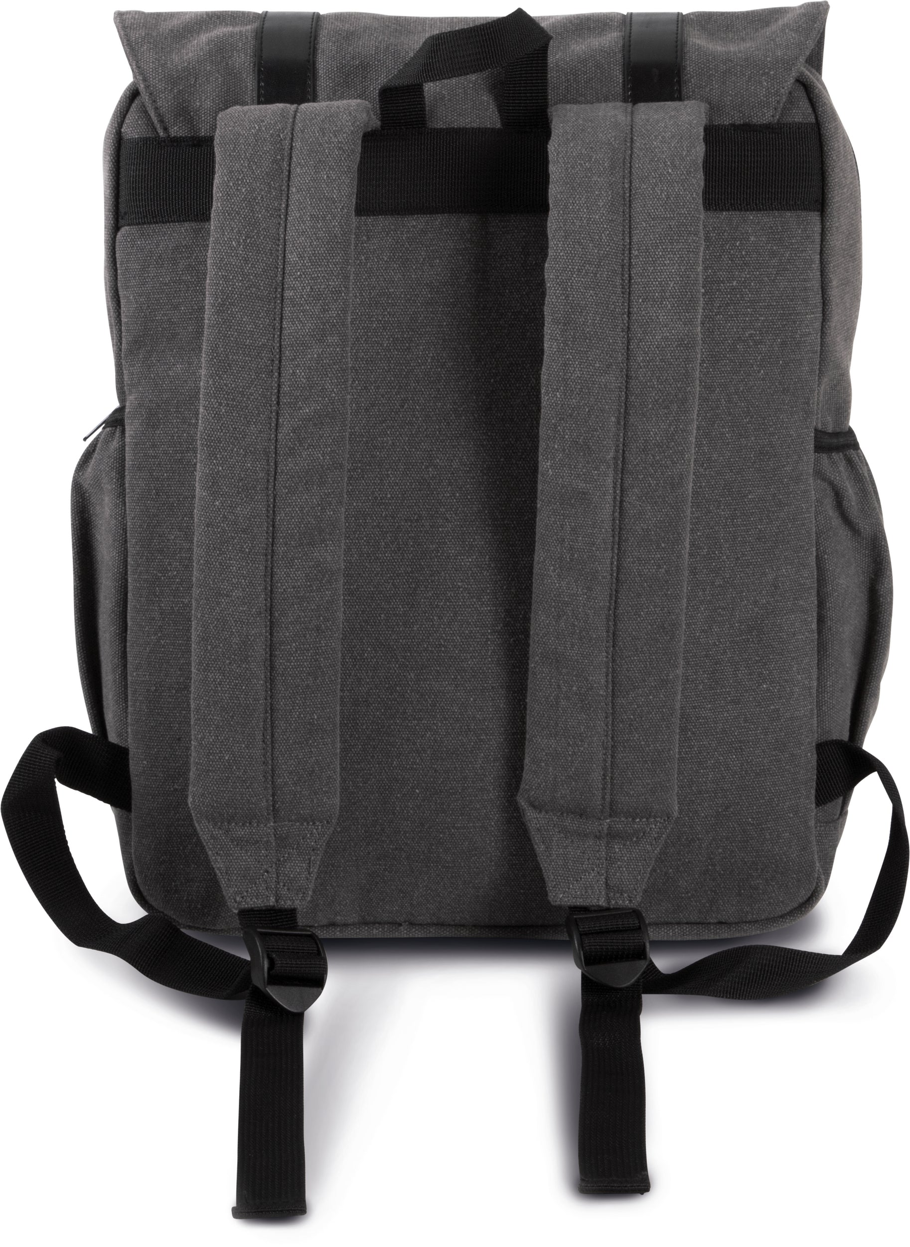 Rugzak van canvas met klep