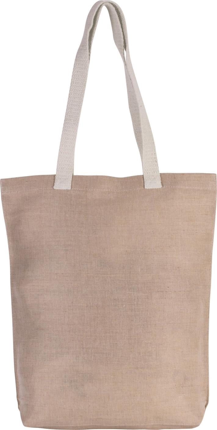 Shopper van jute/katoen