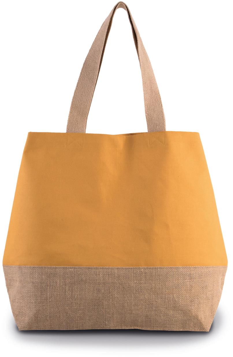 Shopper van jute- & katoencanvas