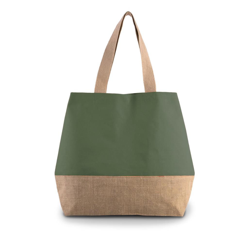 Shopper van jute- & katoencanvas