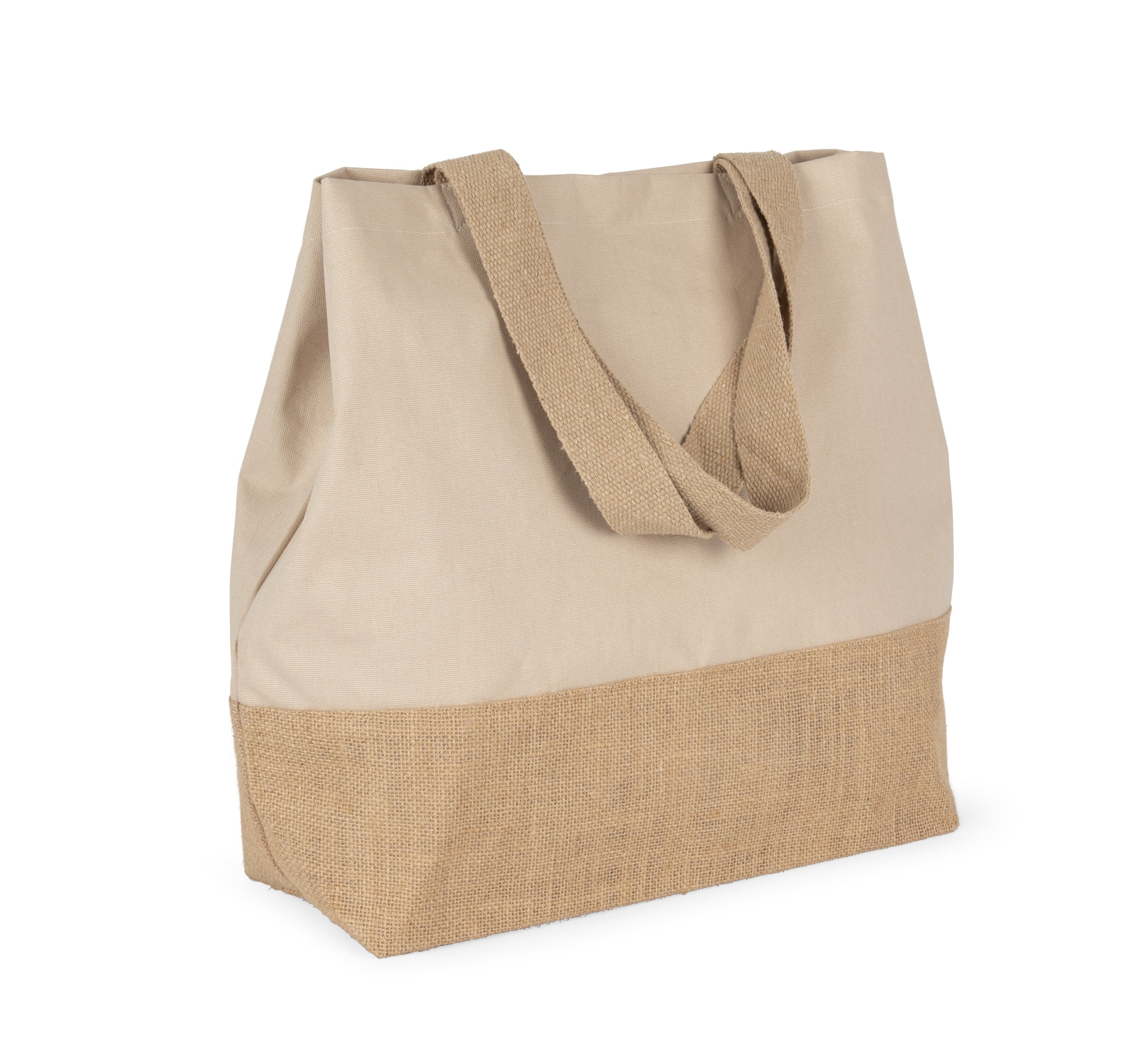 Shopper van jute- & katoencanvas
