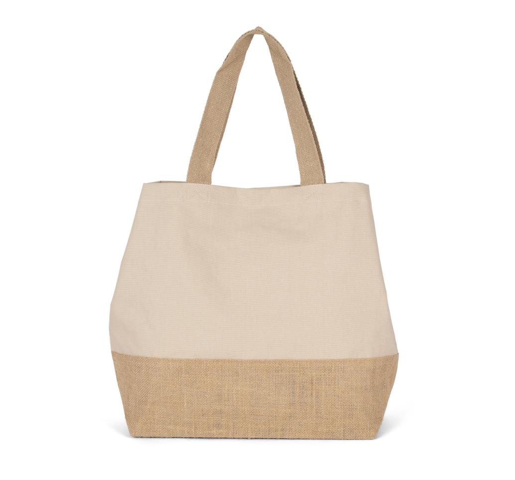 Shopper van jute- & katoencanvas