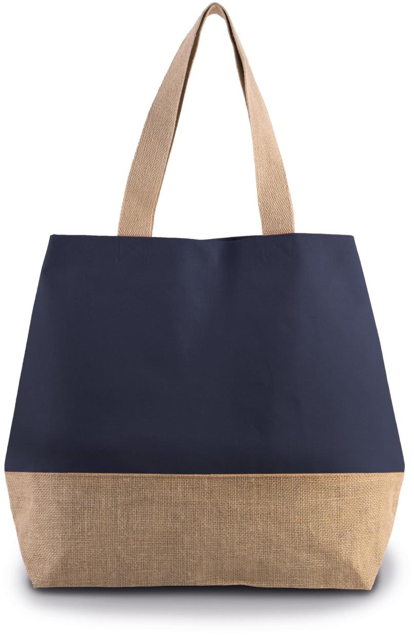 Shopper van jute- & katoencanvas