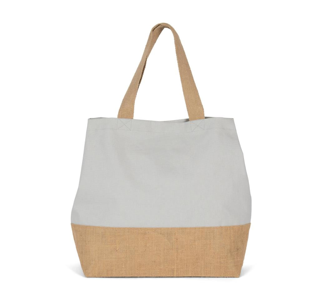 Shopper van jute- & katoencanvas