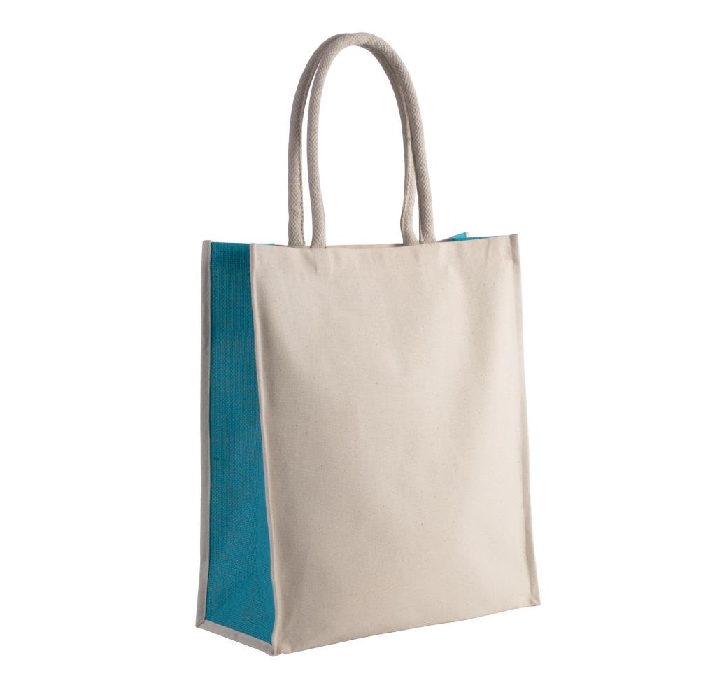 Shopper van katoen/jute - 23 L