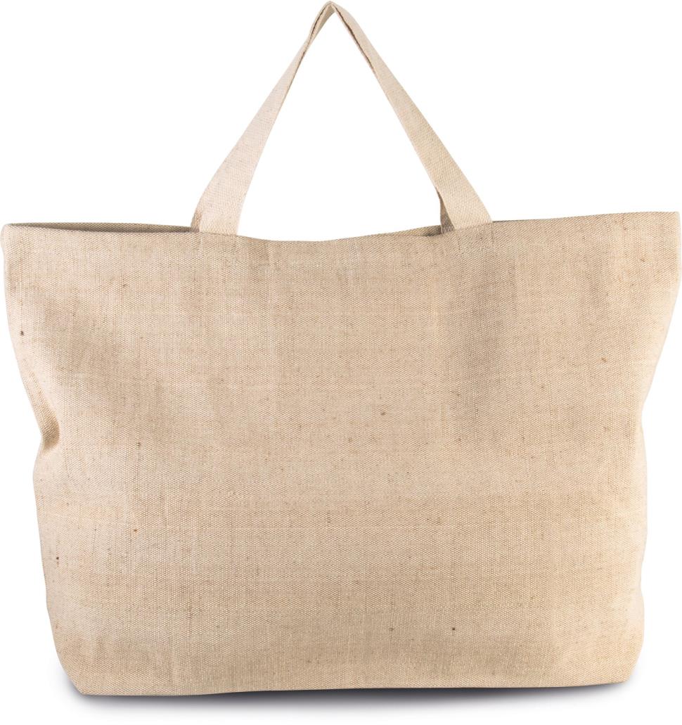 Grote, rustieke shopper/reistas