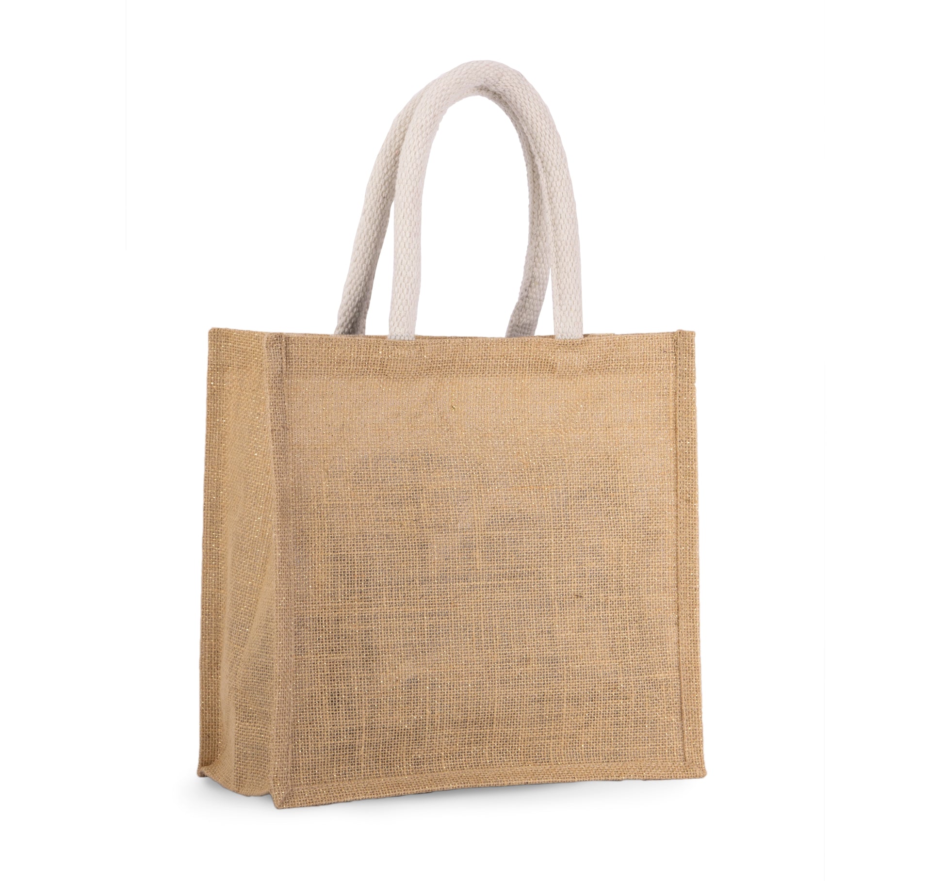 Shopper van jutecanvas - middelgroot model