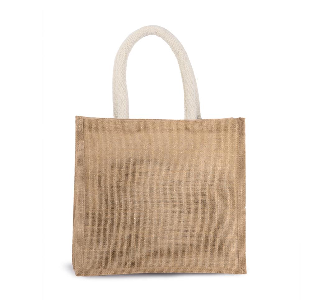 Shopper van jutecanvas - middelgroot model