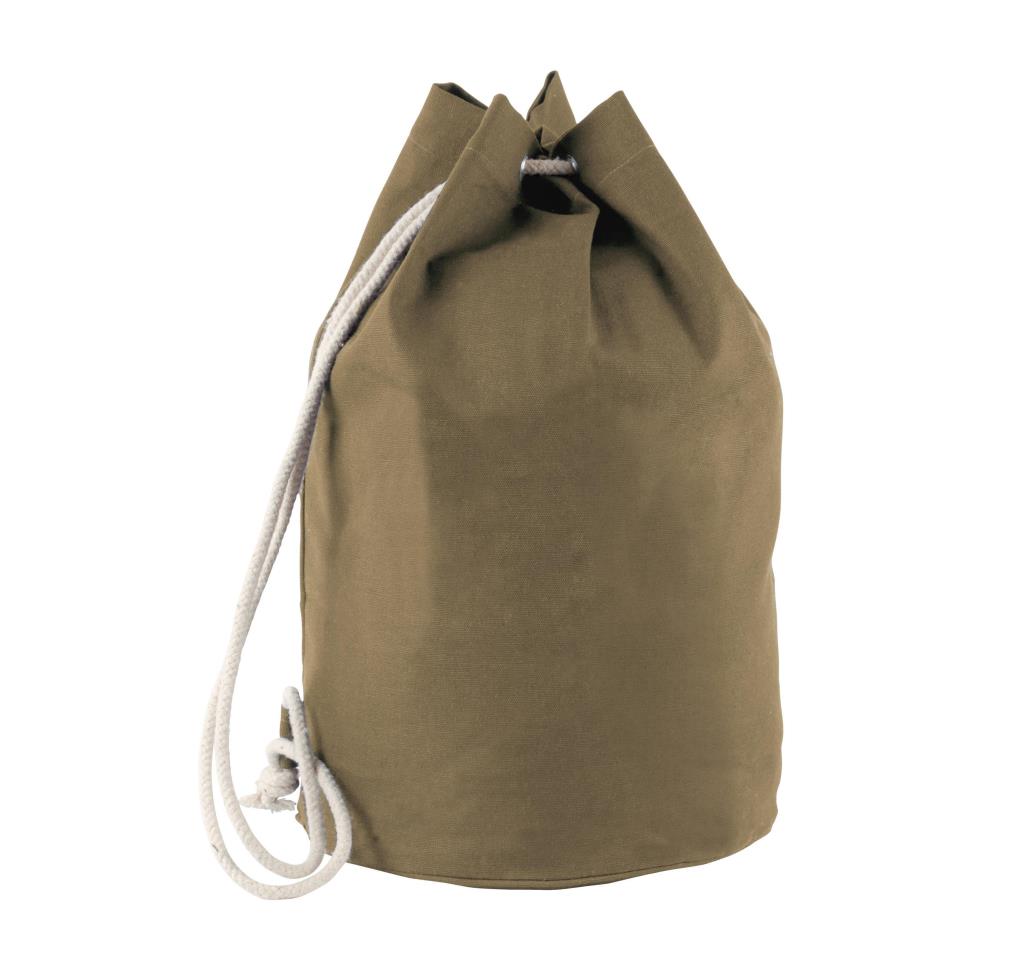 Katoenen tas met koord in marinestijl