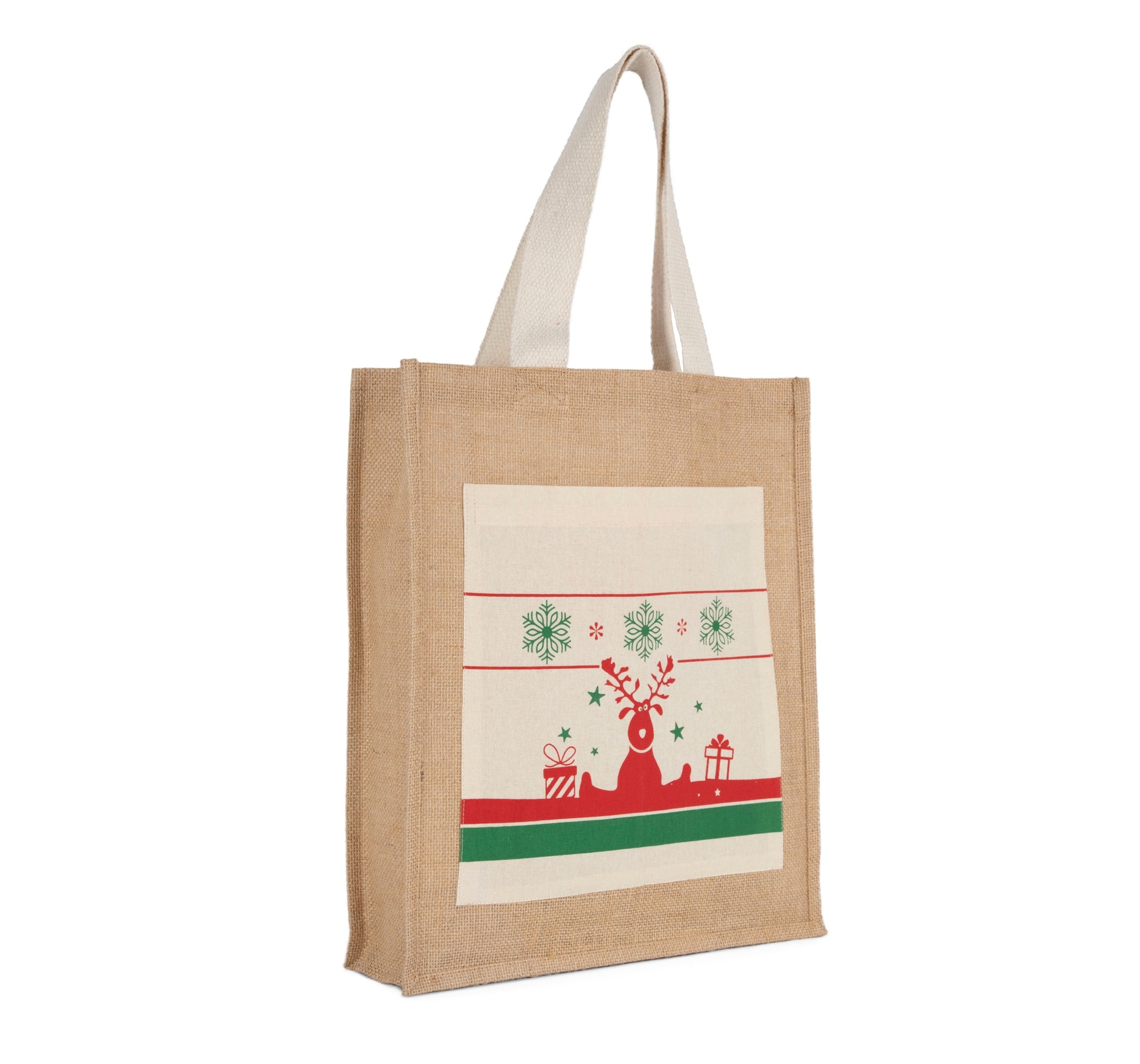 Shopper met kerstmotieven