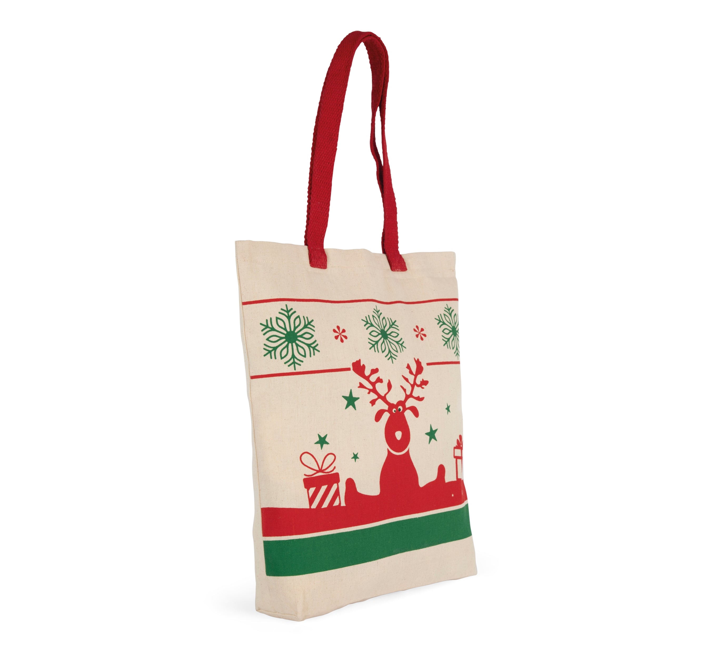 Shopper met kerstmotieven