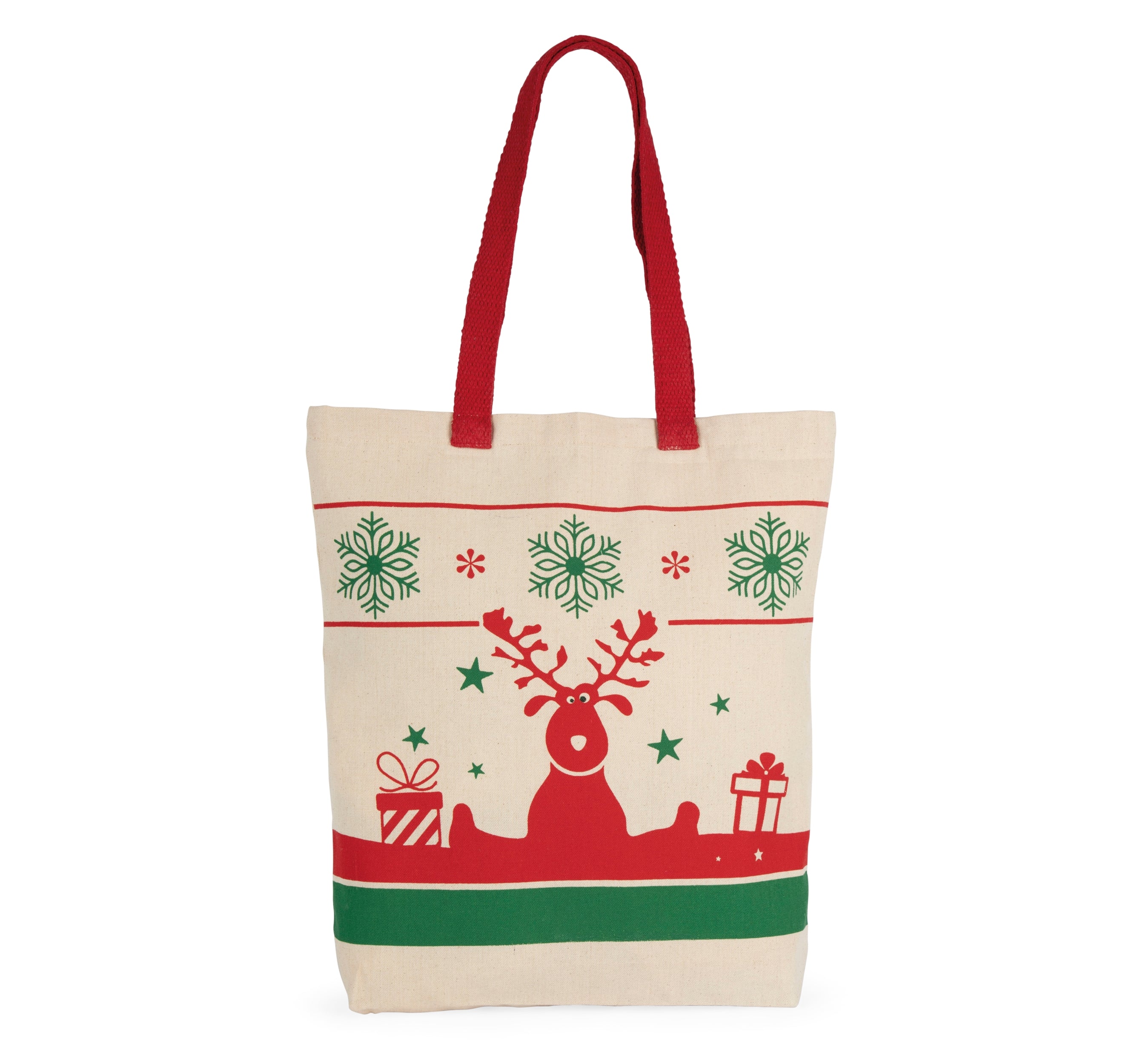 Shopper met kerstmotieven