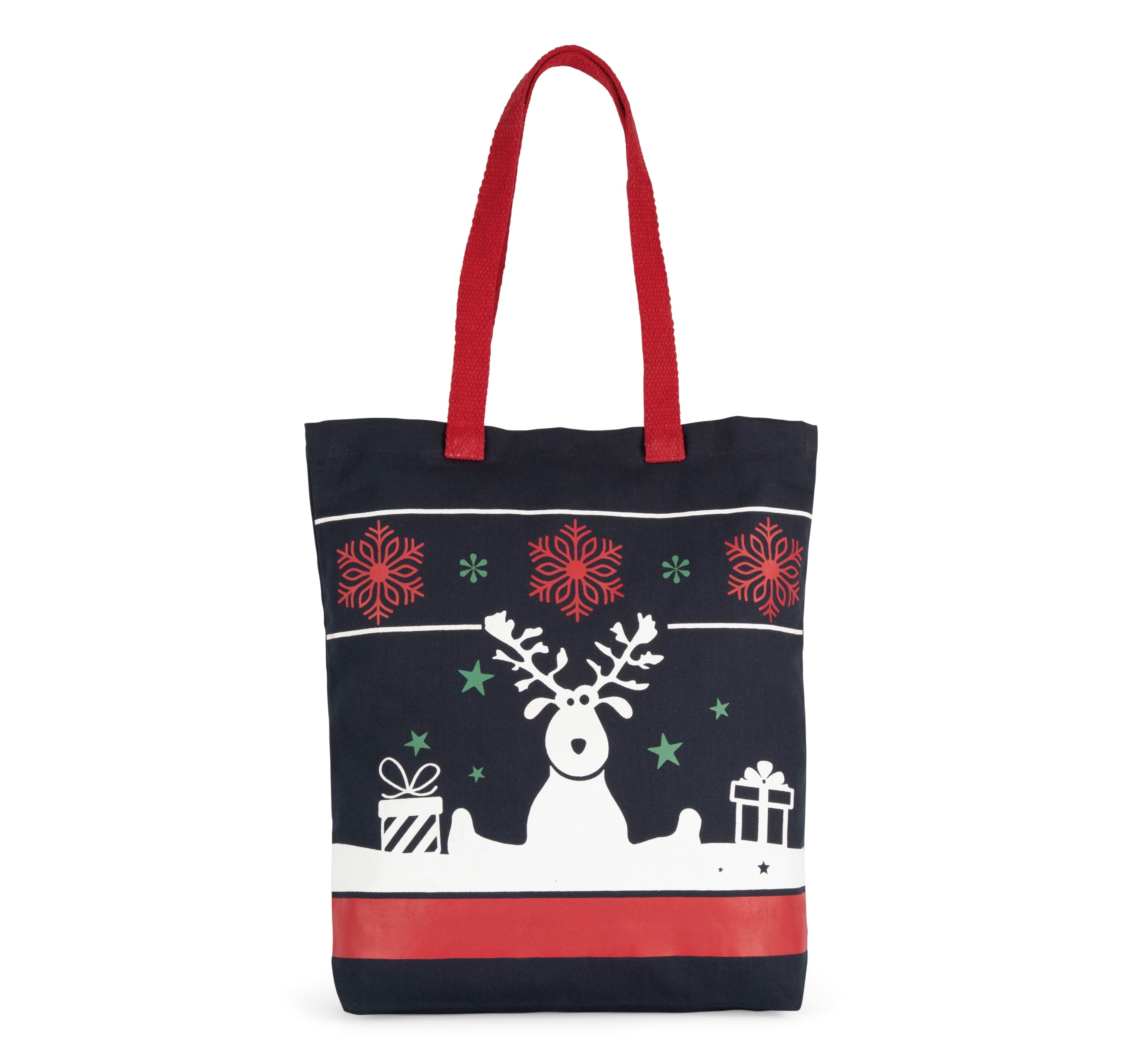 Shopper met kerstmotieven