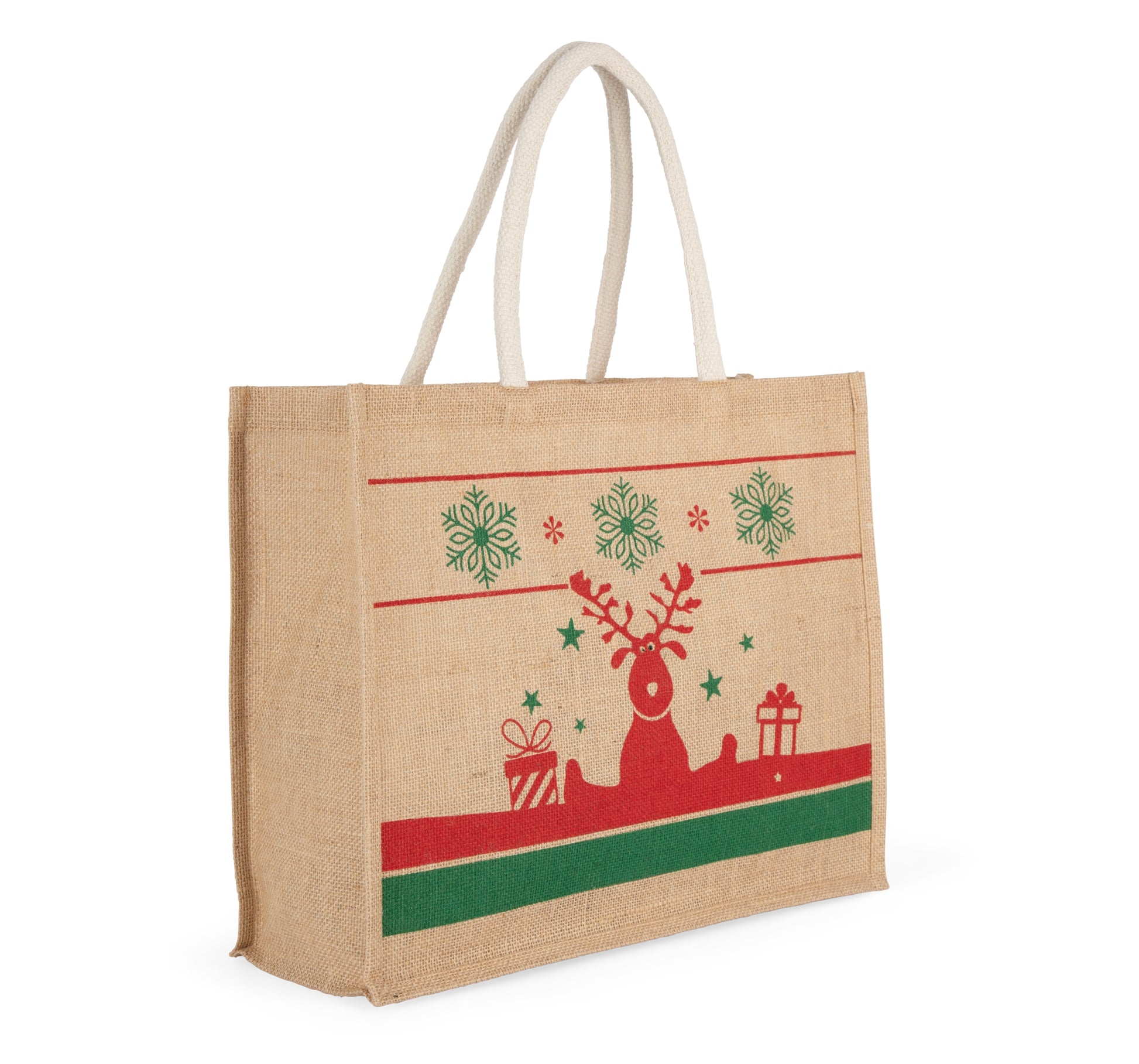 Shopper met kerstmotieven