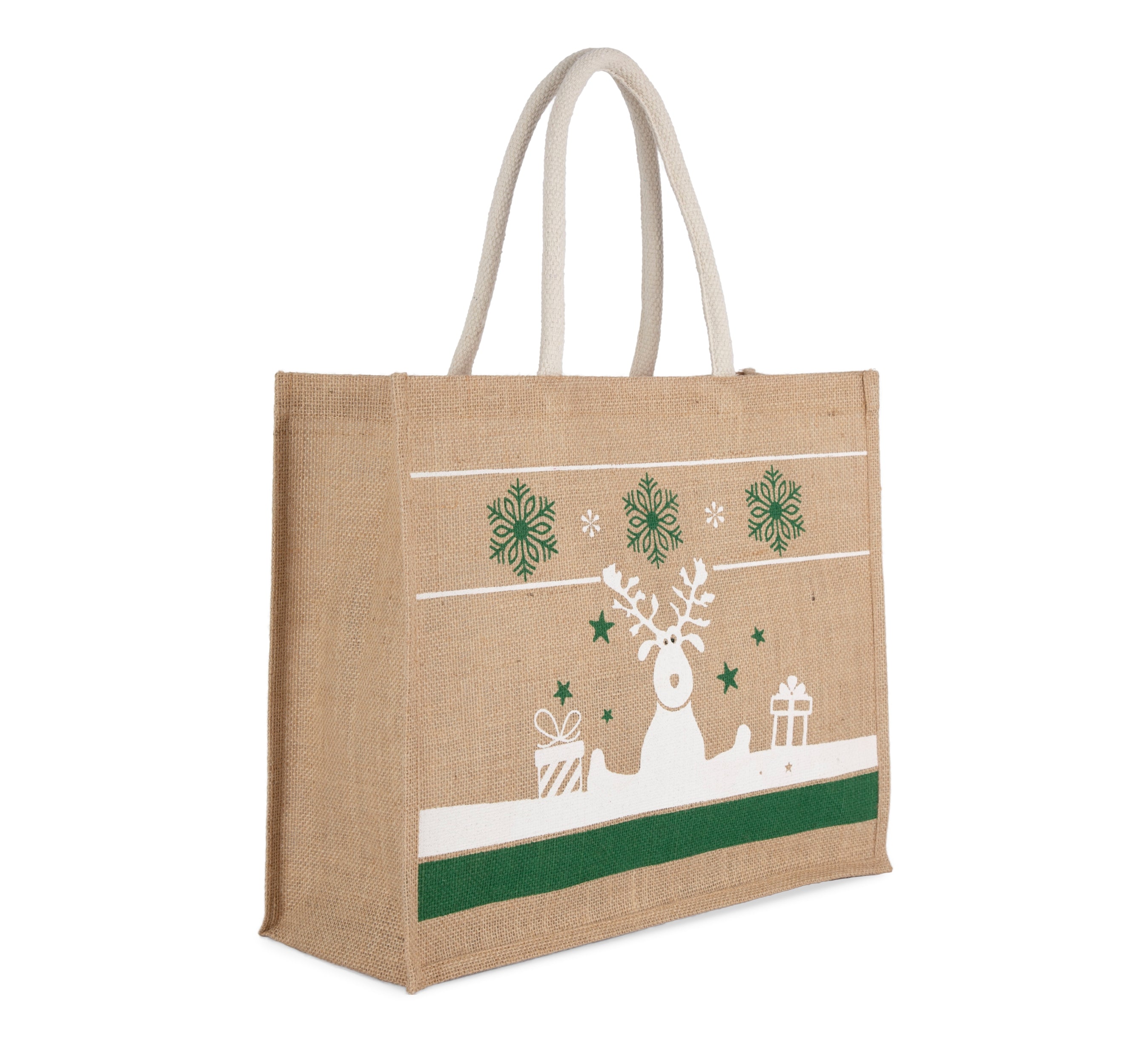 Shopper met kerstmotieven