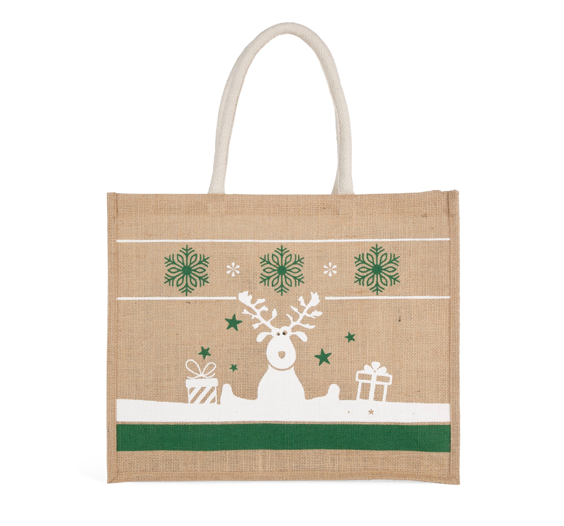 Shopper met kerstmotieven