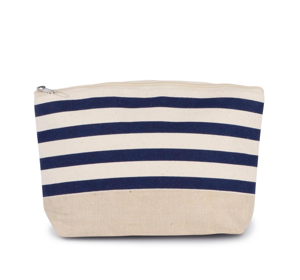 Tasje met marineprint voor accessoires