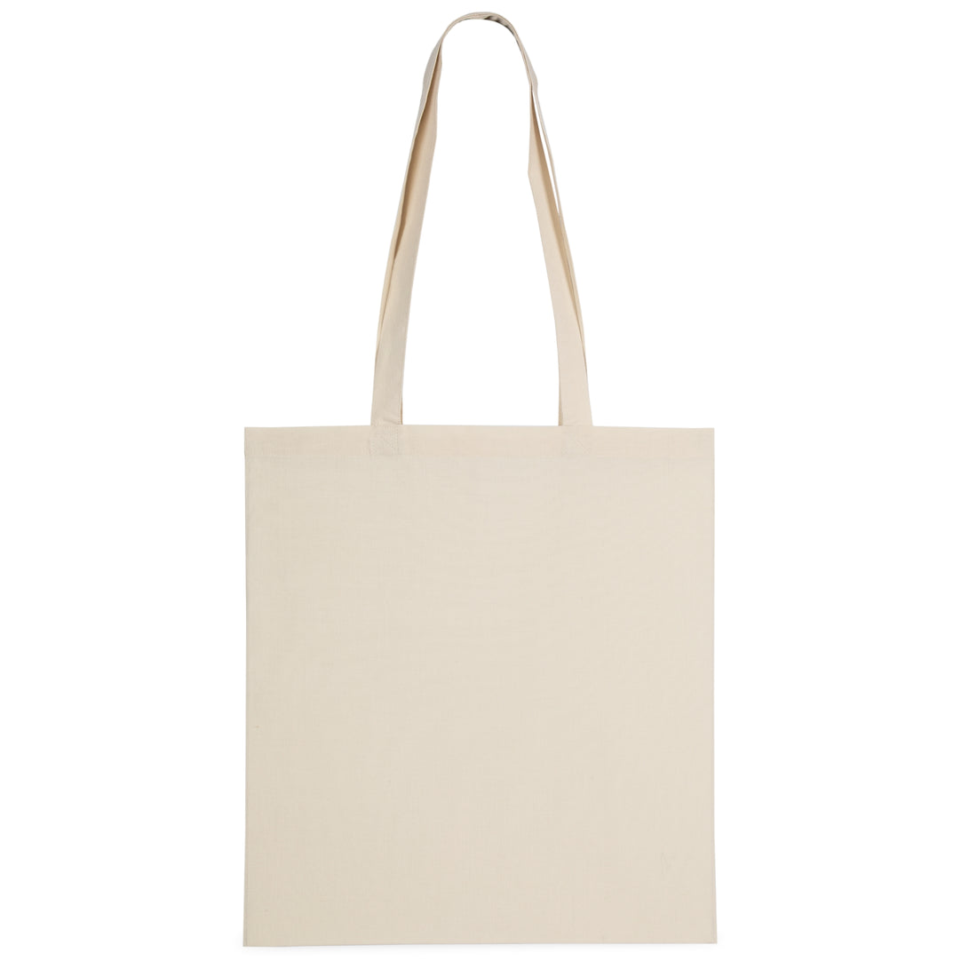 Totebag in gerecycleerde stof met katoenlook