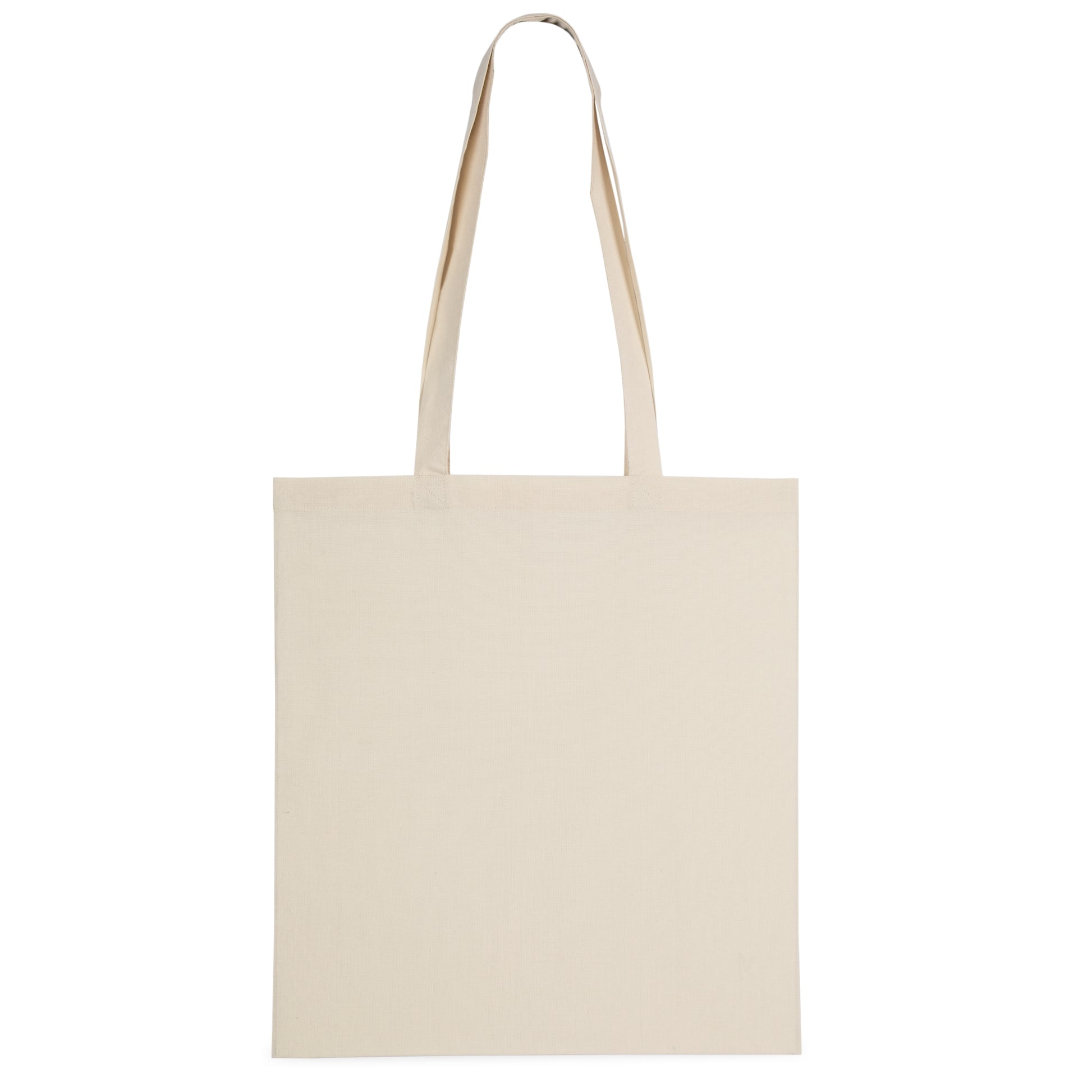 Totebag in gerecycleerde stof met katoenlook