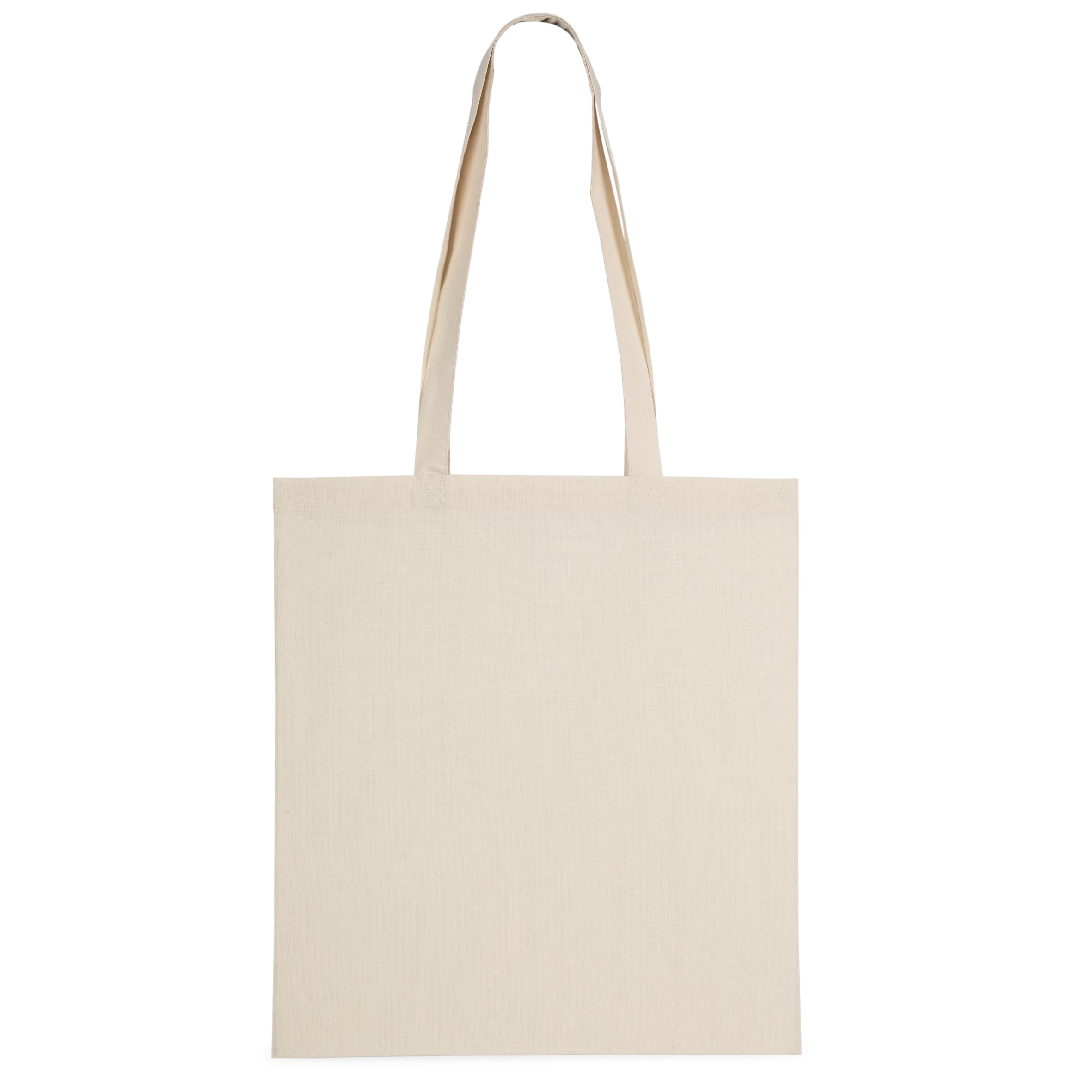 Totebag in gerecycleerde stof met katoenlook