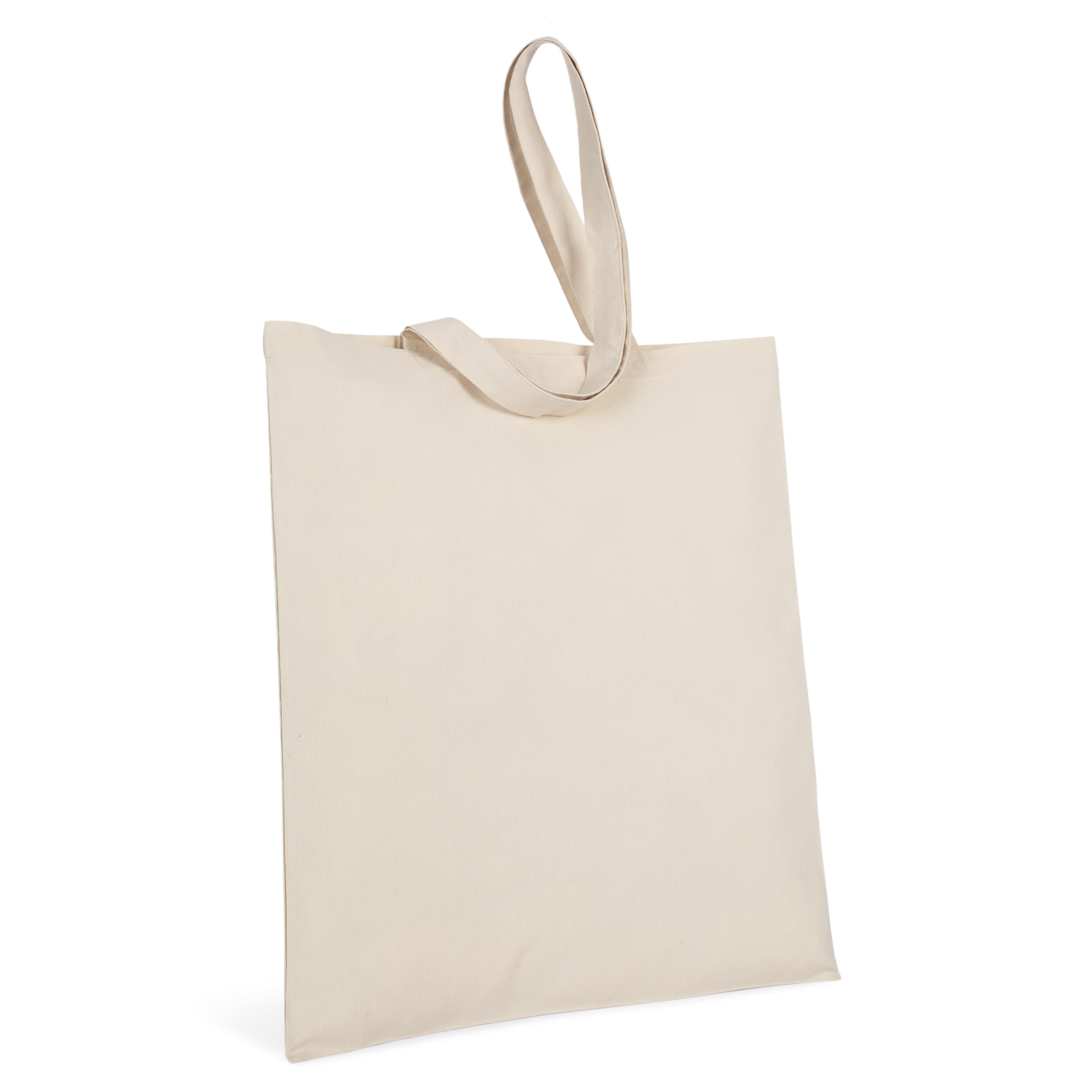 Totebag in gerecycleerde stof met katoenlook