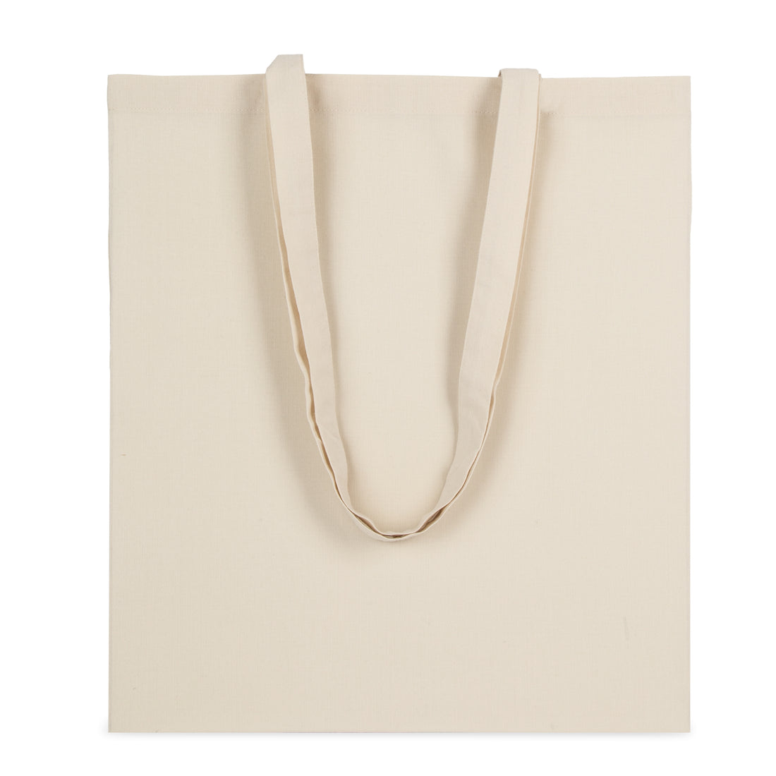 Totebag in gerecycleerde stof met katoenlook