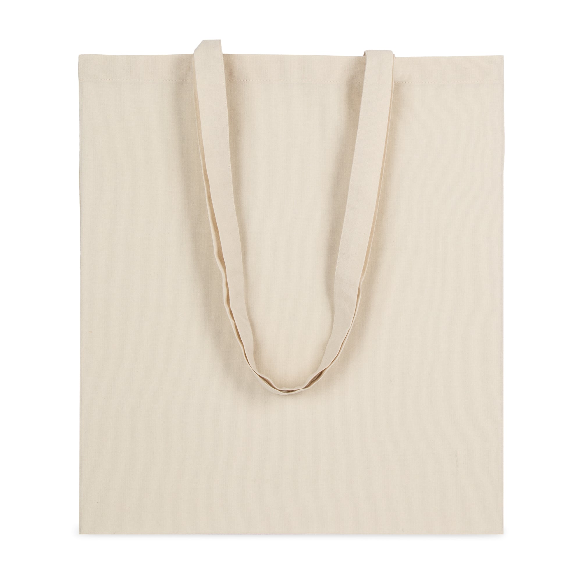 Totebag in gerecycleerde stof met katoenlook