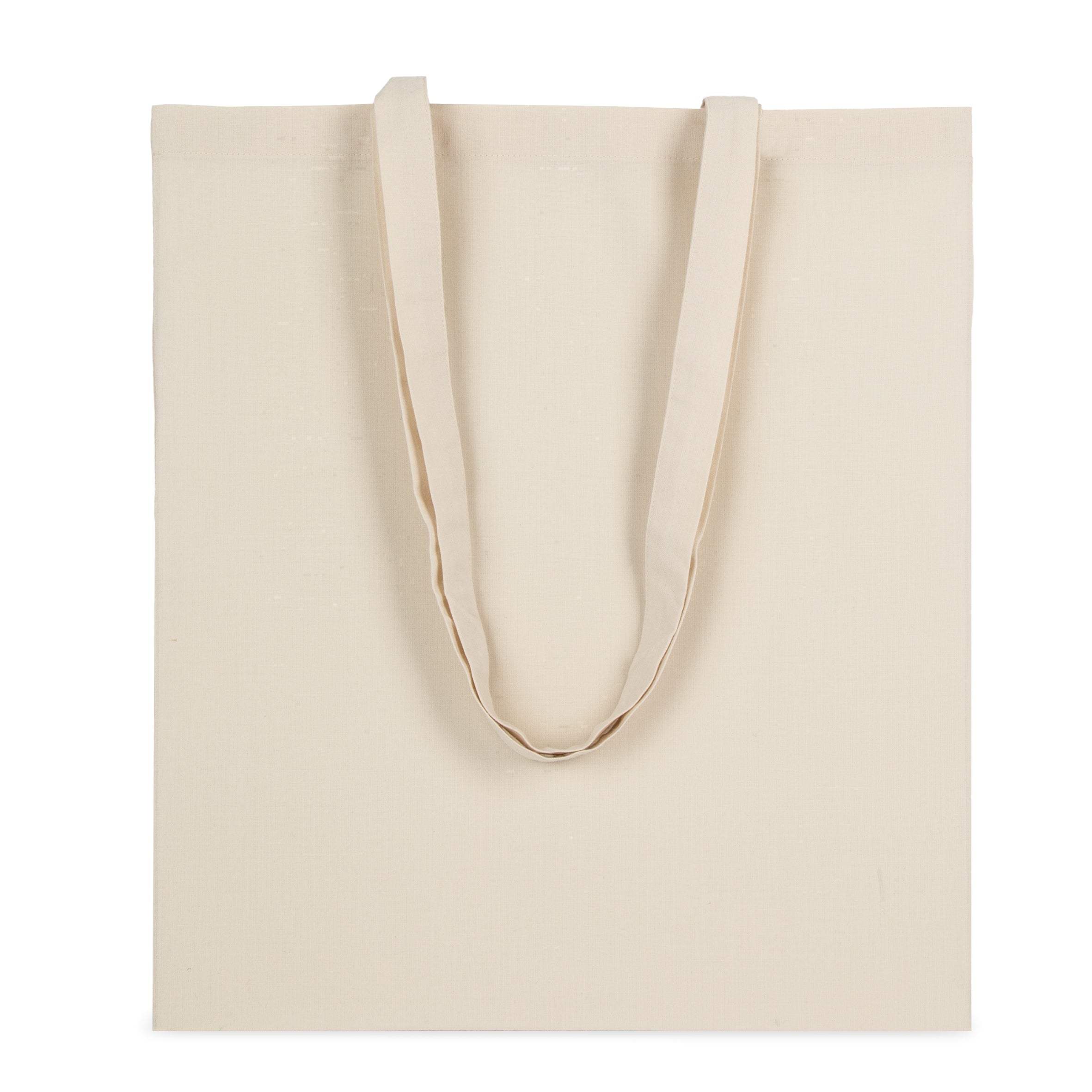 Totebag in gerecycleerde stof met katoenlook