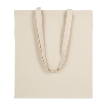 Totebag in gerecycleerde stof met katoenlook